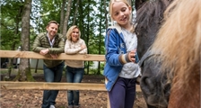 Budding pony rider at Center Parcs Les Bois-Francs