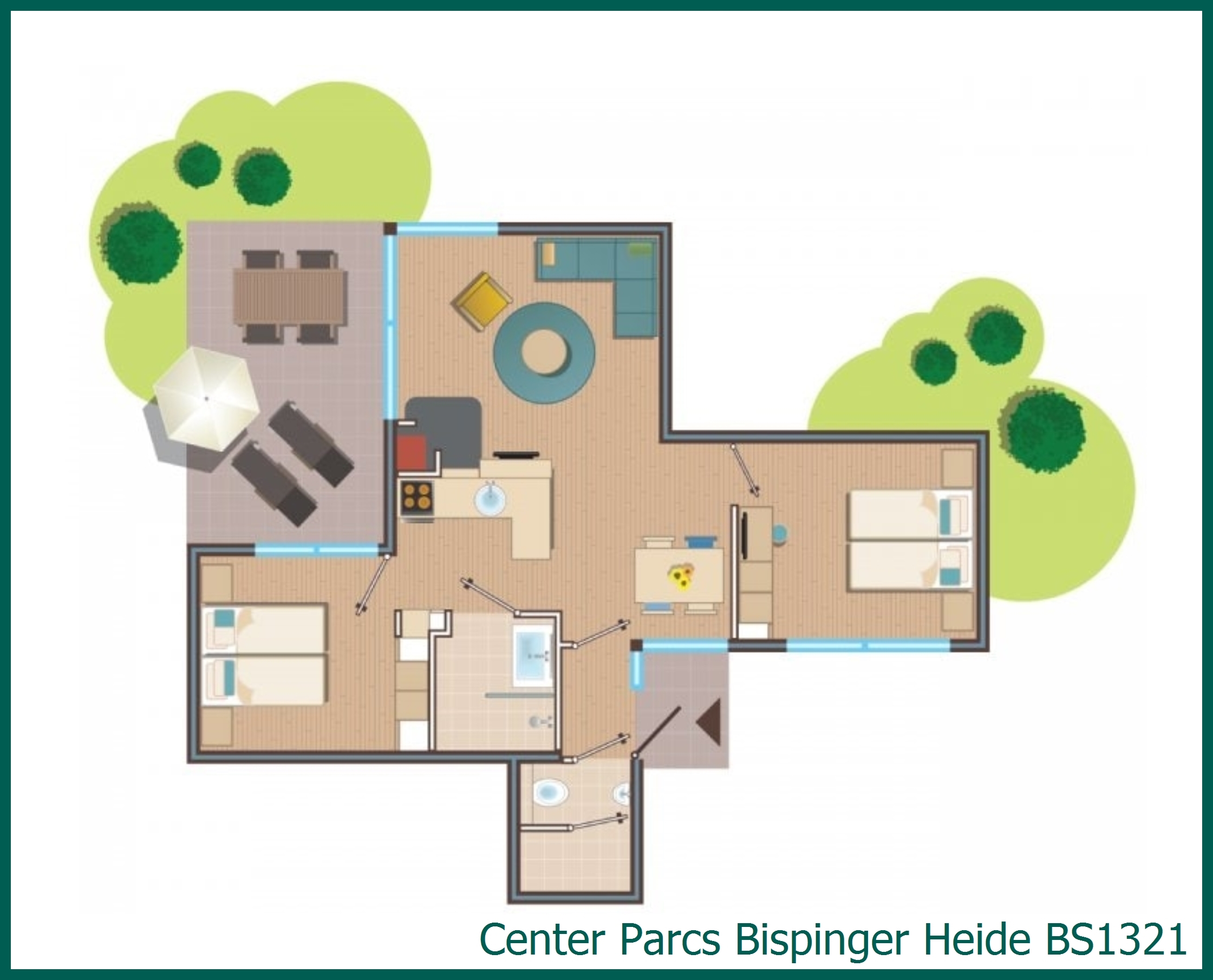 Premium cottage BS1321 at Bispinger Heide