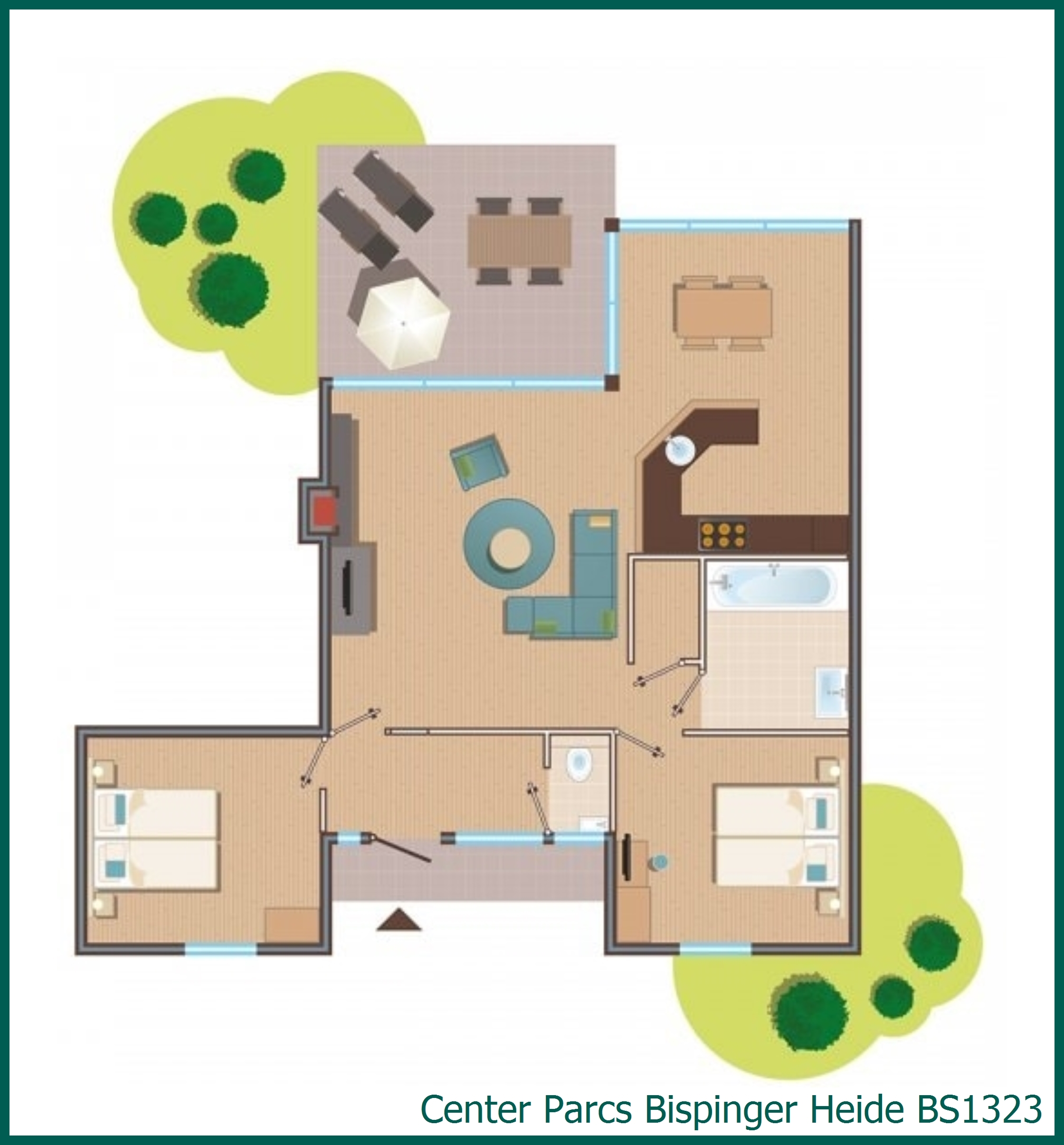 Premium Eden Cottage BS1323 at Bispinger Heide