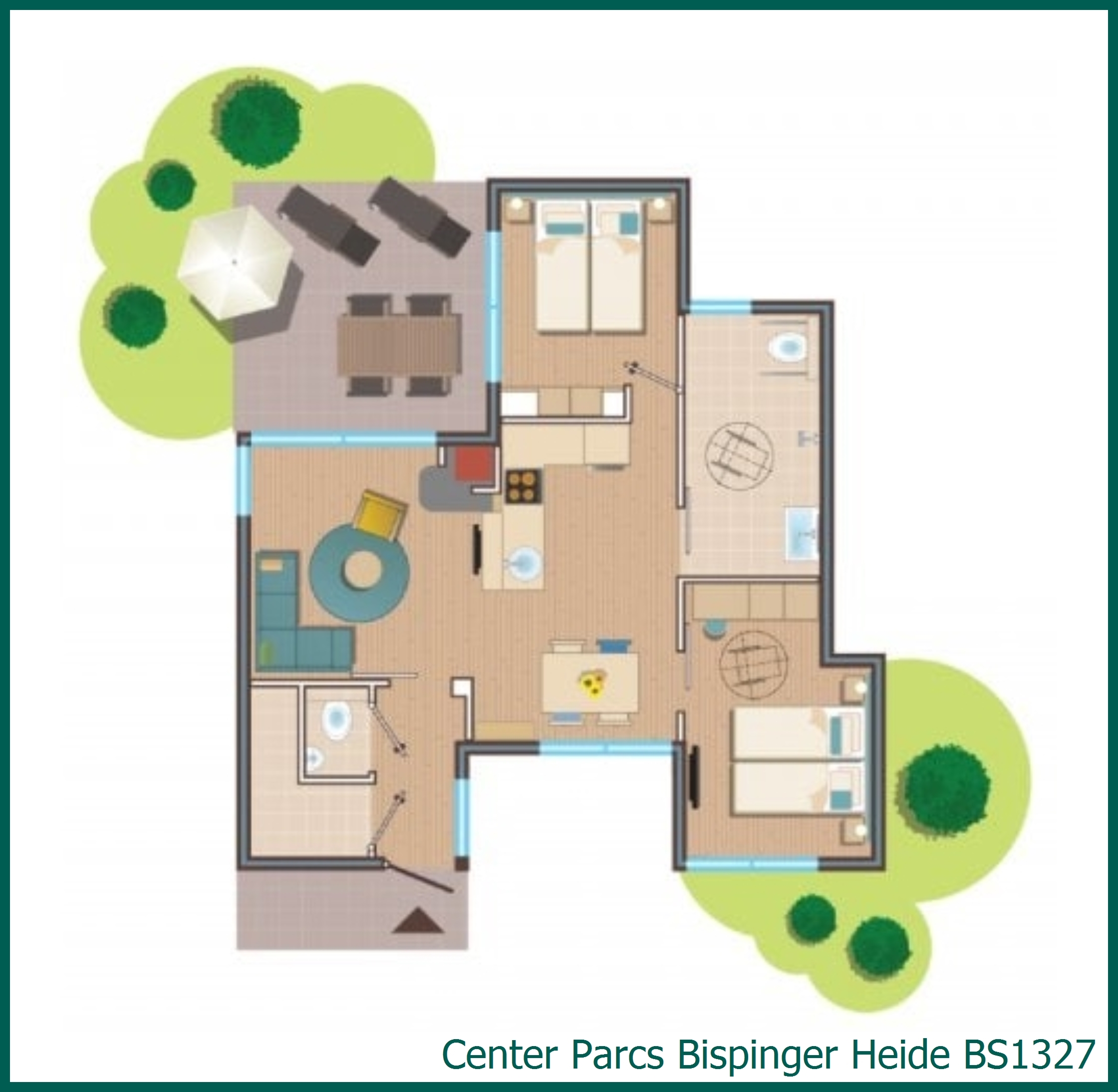 Premium cottage wheelchair friendly BS1327 at Bispinger Heide