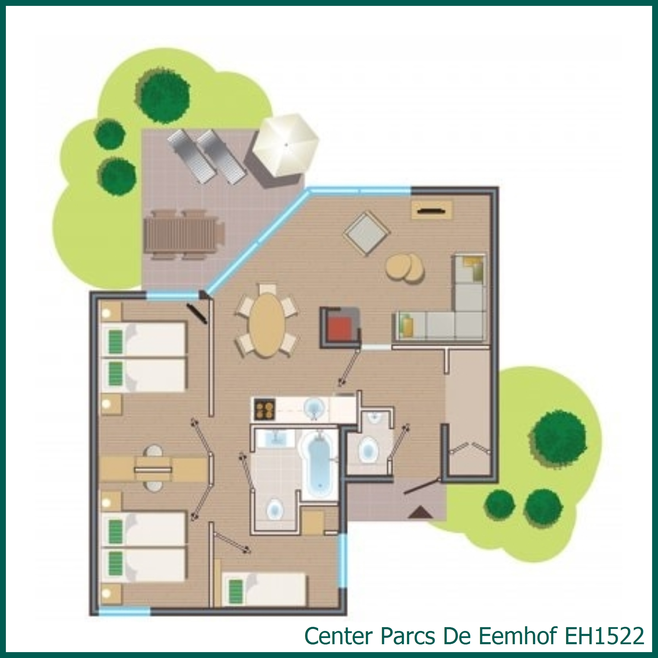 Premium cottage EH1522 at De Eemhof