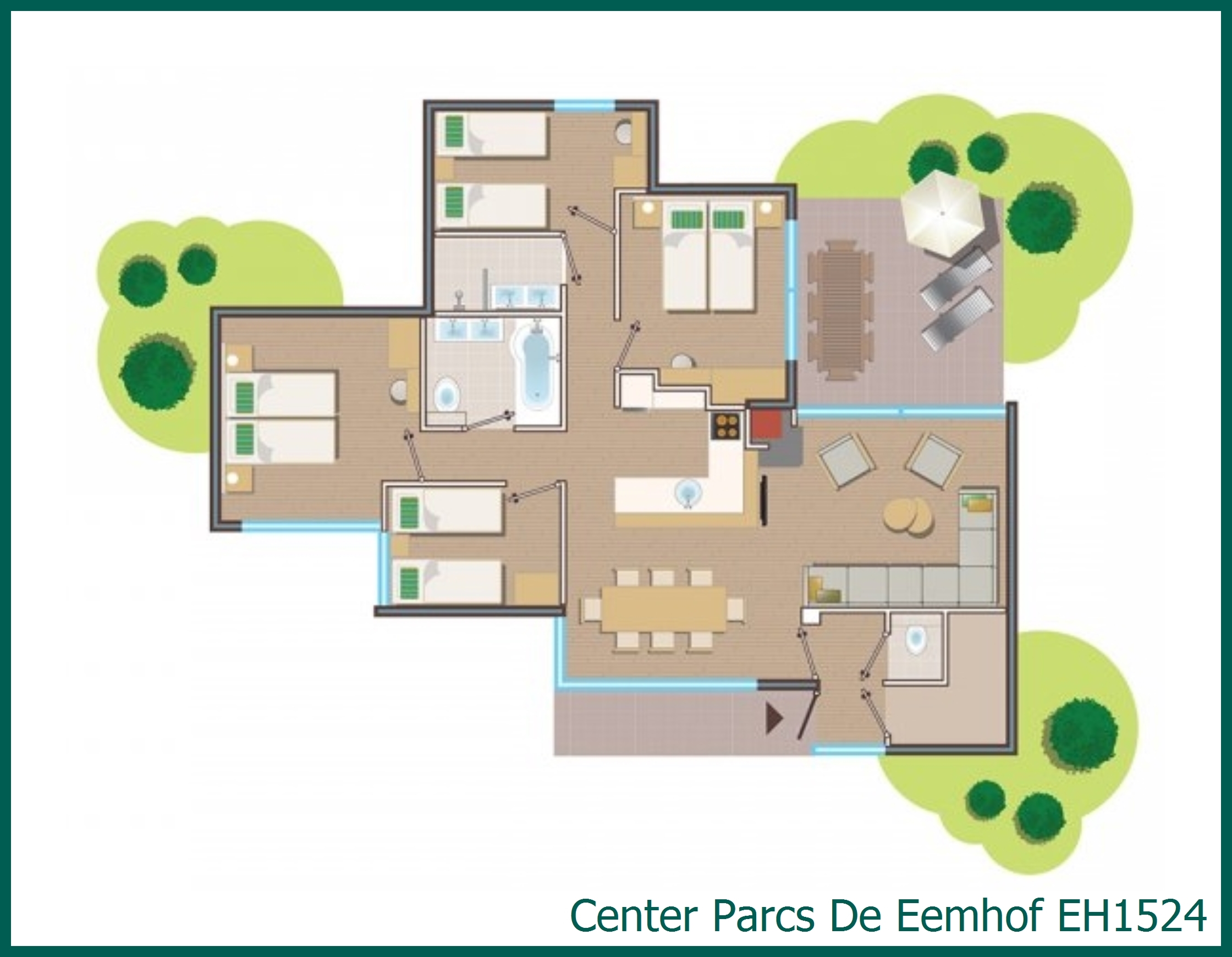 Premium cottage EH1524 at De Eemhof
