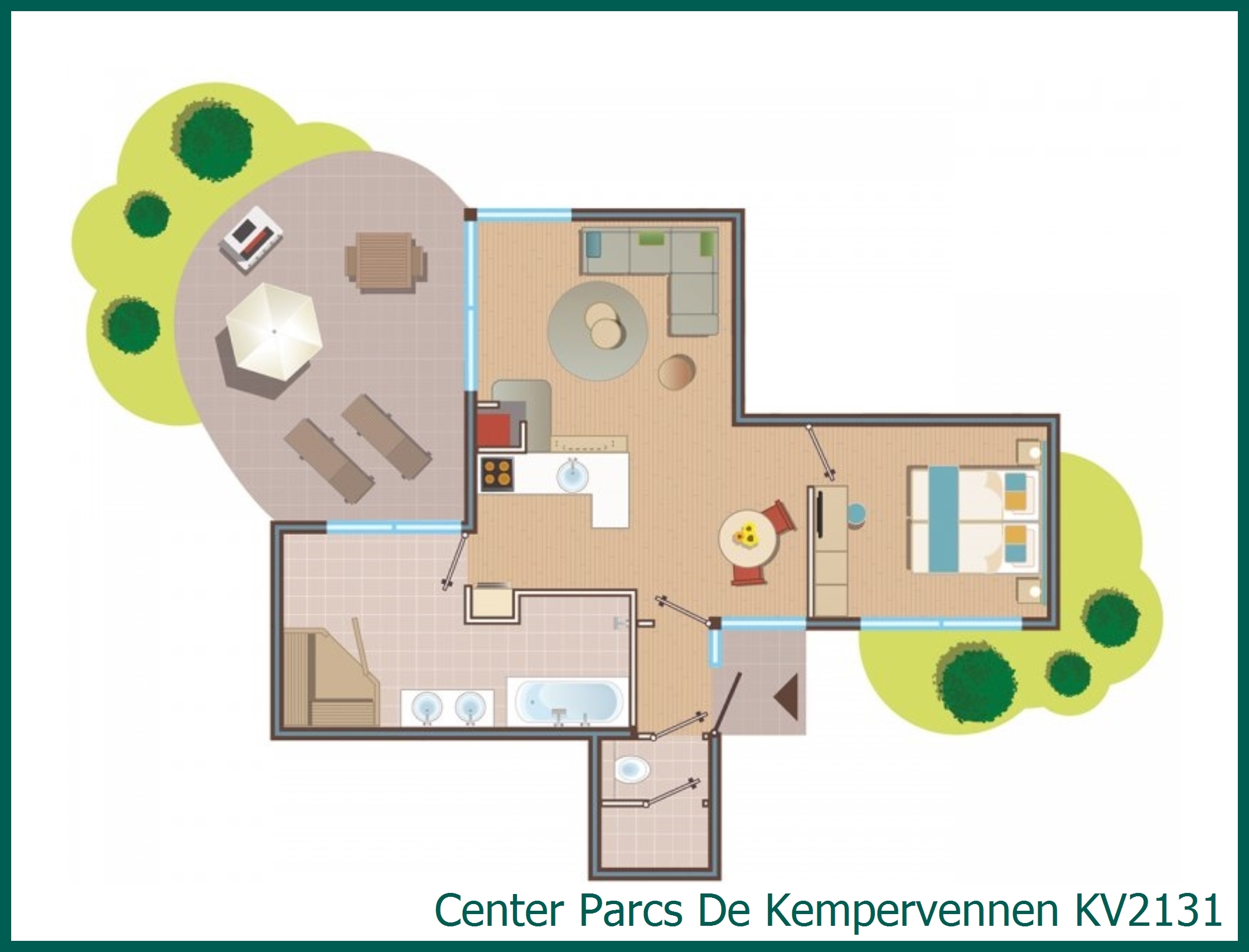 VIP cottage KV2131 at De Kempervennen