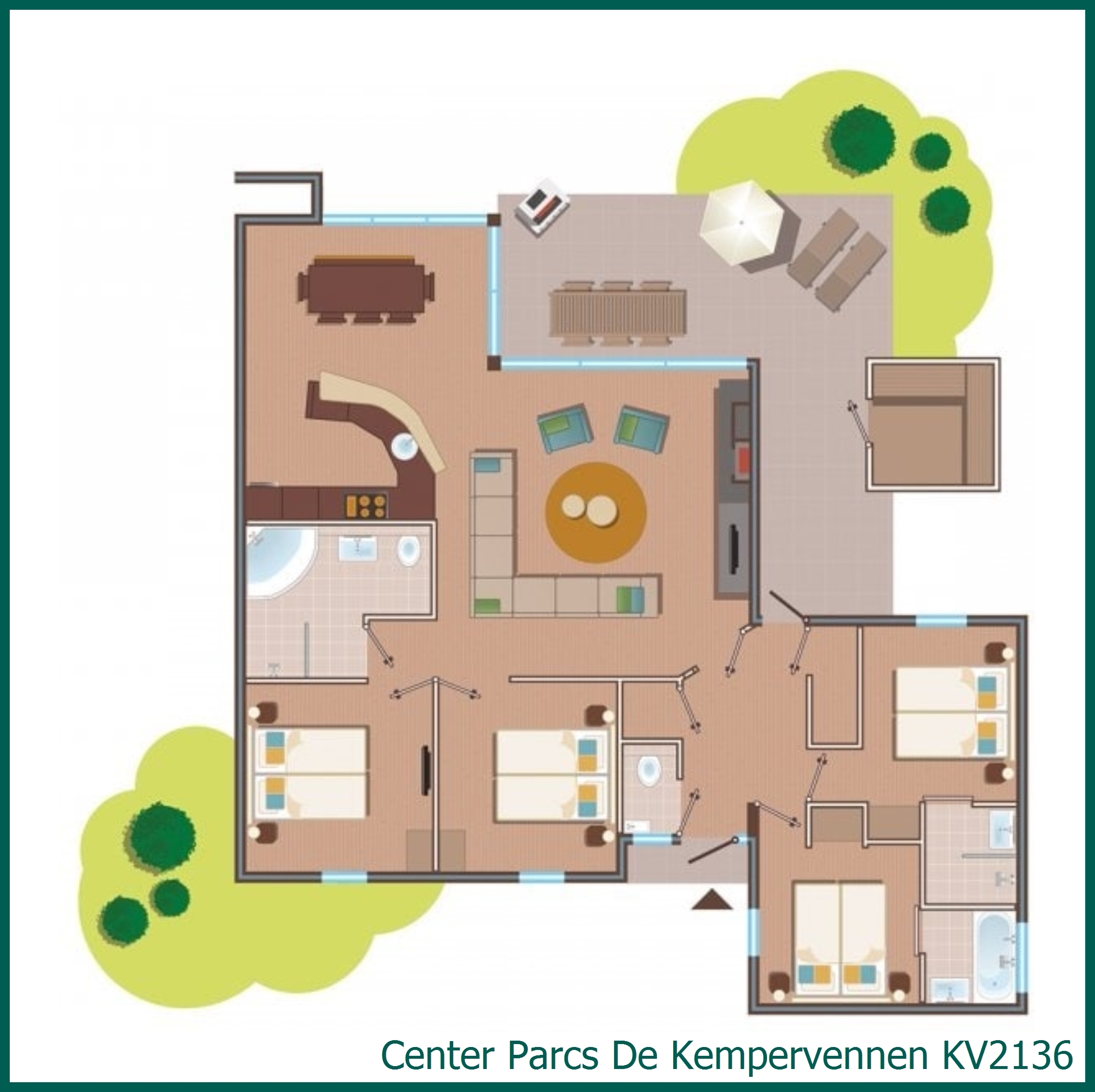 VIP Eden Cottage KV2136 at De Kempervennen