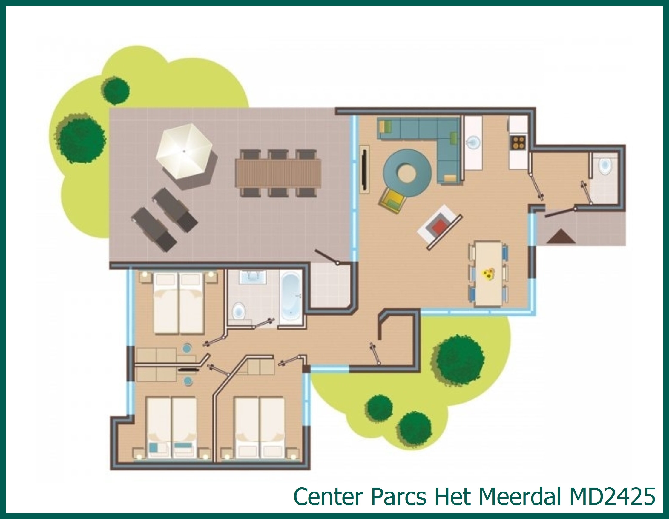 Premium cottage MD2425 at Het Meerdal