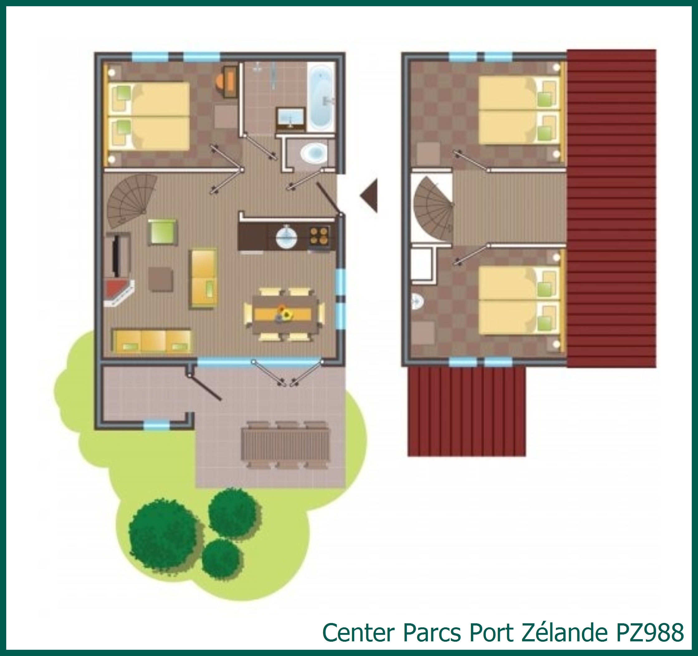 Premium cottage wheelchair friendly PZ988 at Port Zélande