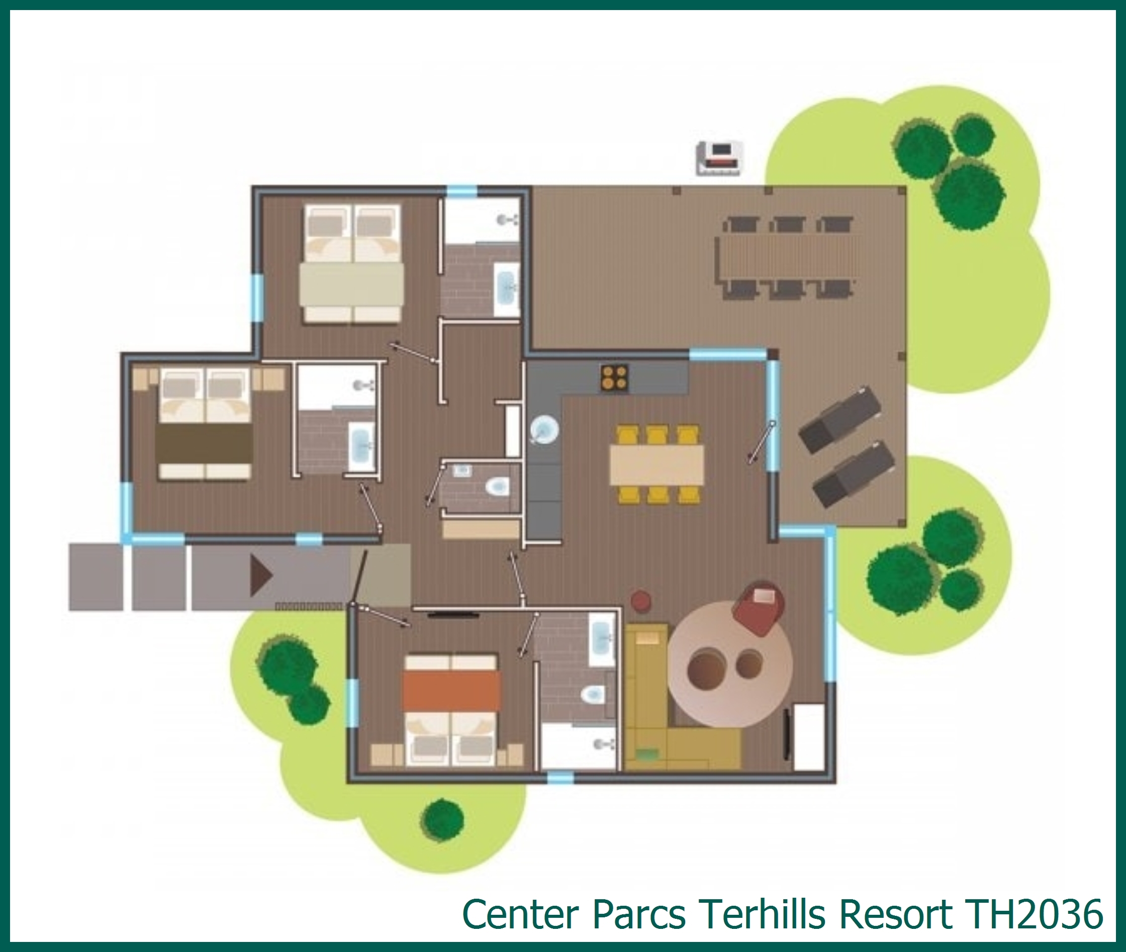 VIP cottage TH2036 at Terhills Resort