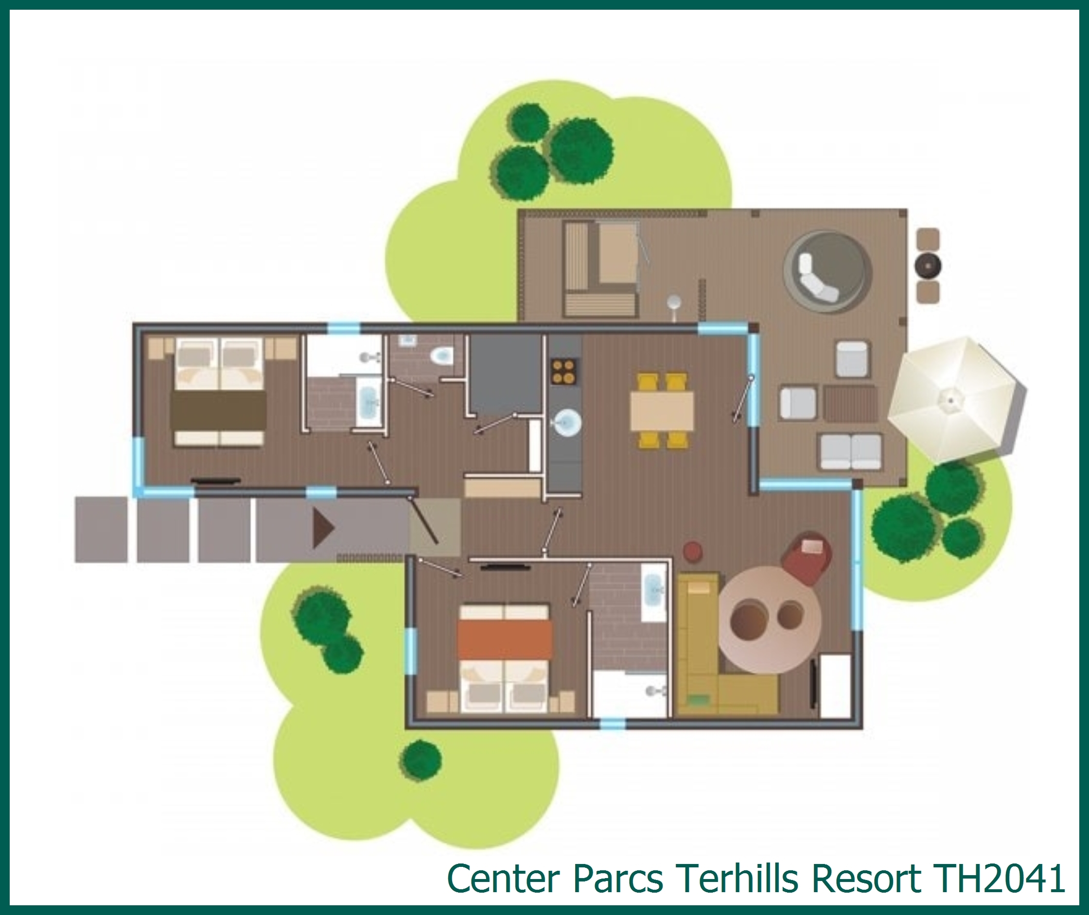 Exclusive Lakeside cottage TH2041 at Terhills Resort