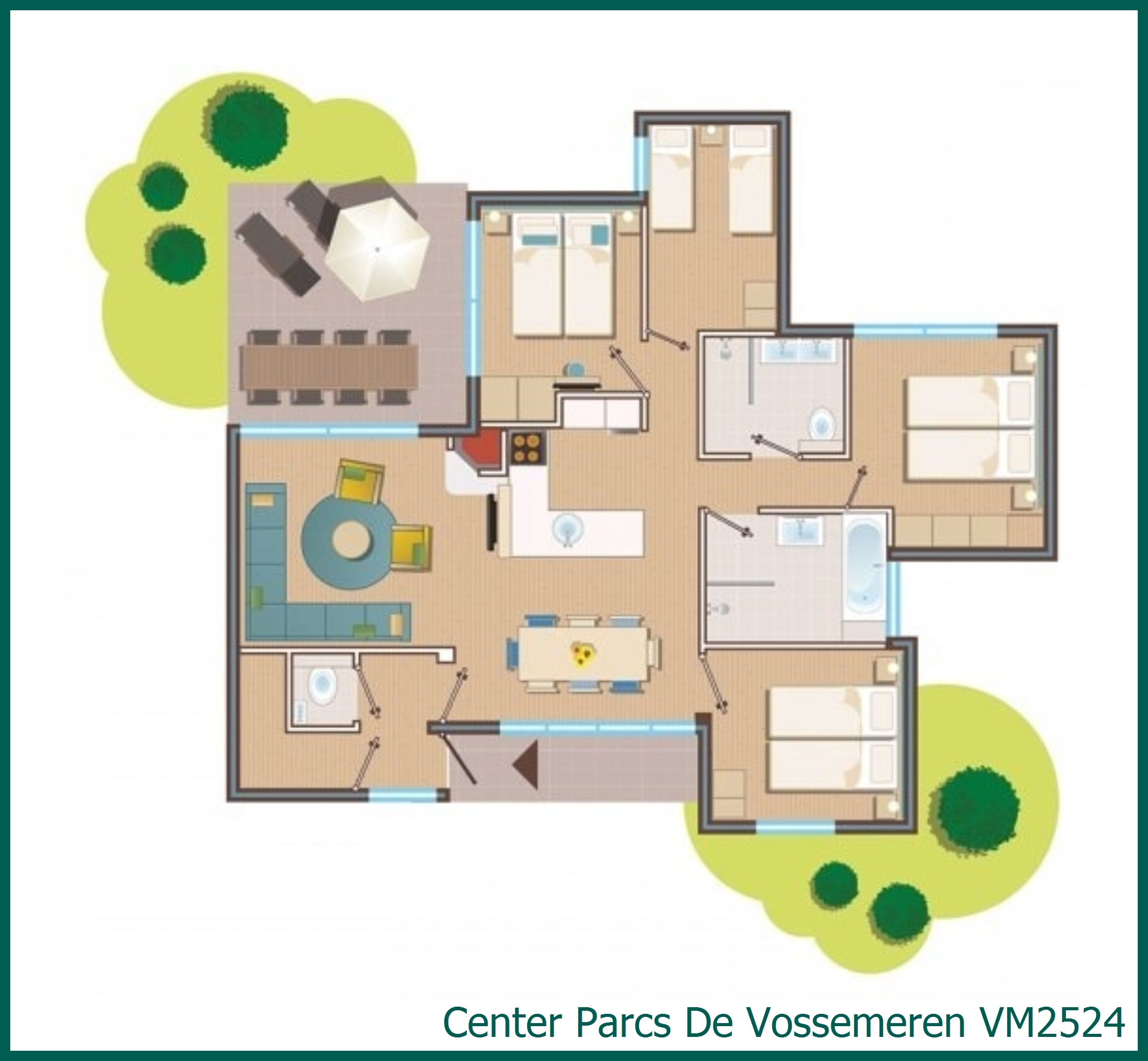 Premium cottage VM2524 at De Vossemeren