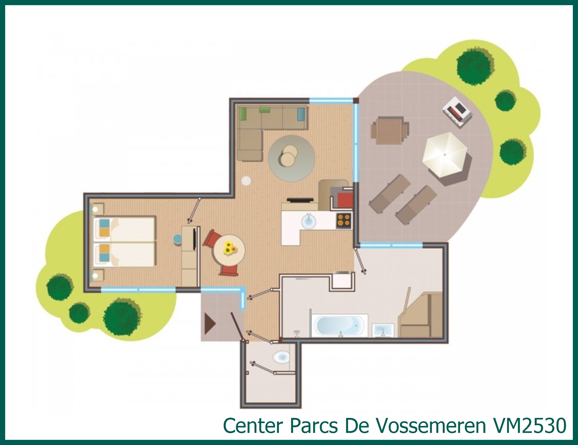 VIP cottage VM2530 at De Vossemeren