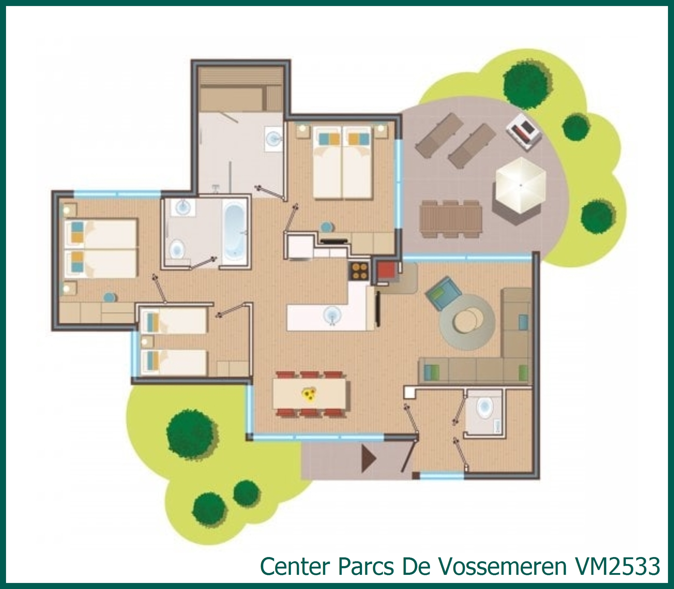 VIP cottage VM2533 at De Vossemeren