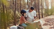 Pony ride at Center Parcs De Vossemeren