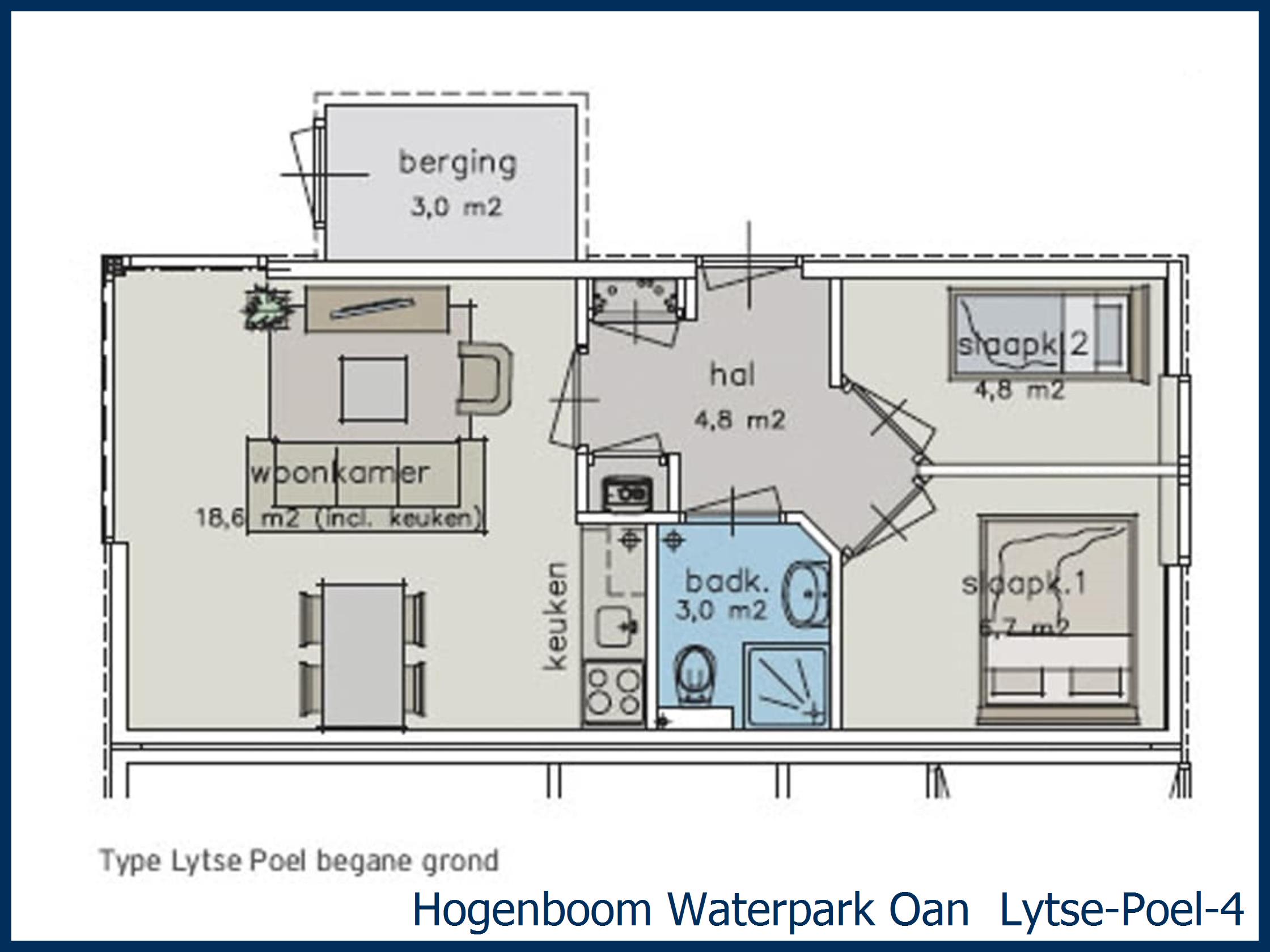 Bungalow Lytse-Poel-4 at Oan 'e Poel