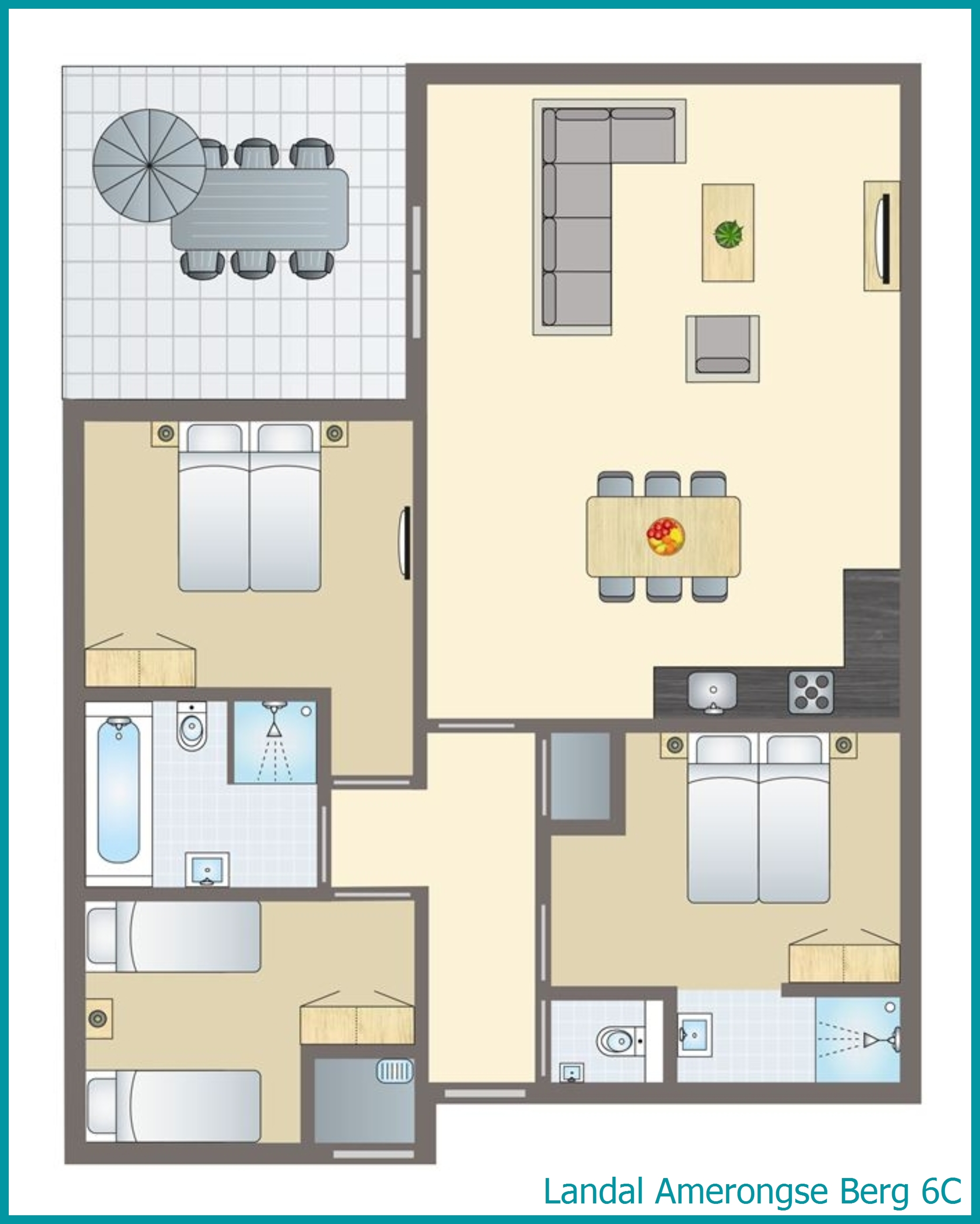 6-person bungalow 6C at Amerongse Berg