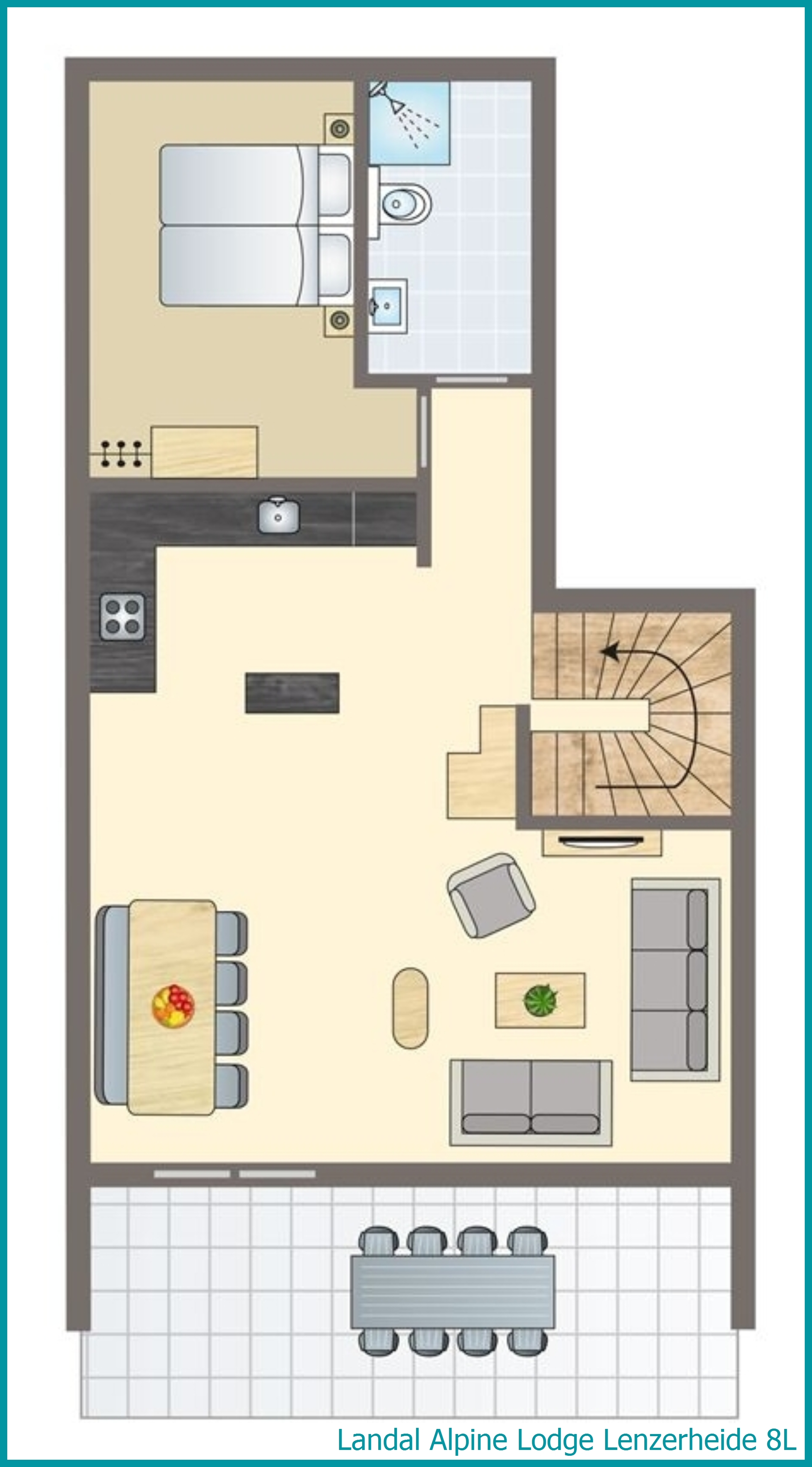 8-person chalet 8L at Alpine Lodge Lenzerheide
