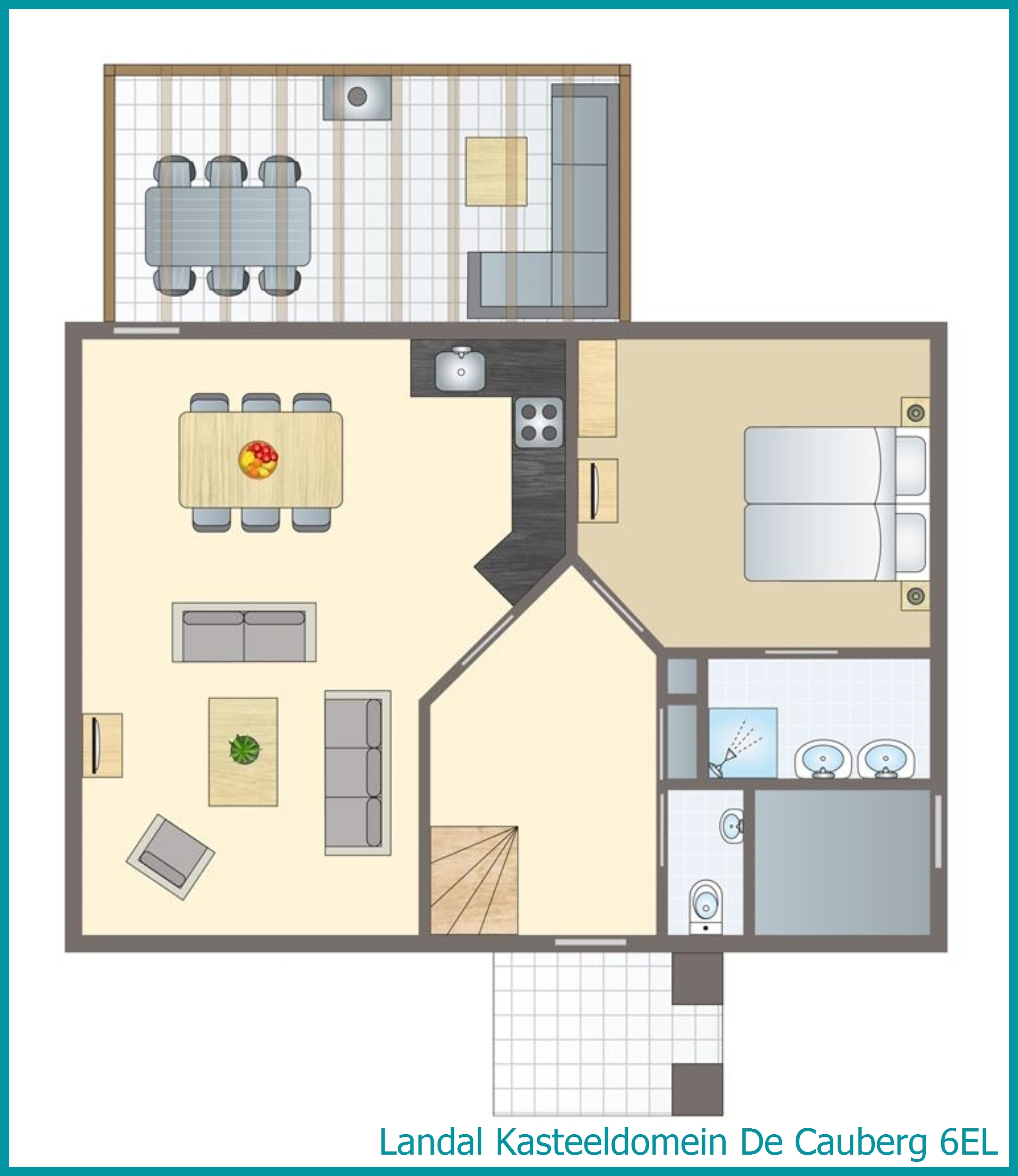 6-person villa 6EL at Kasteeldomein De Cauberg