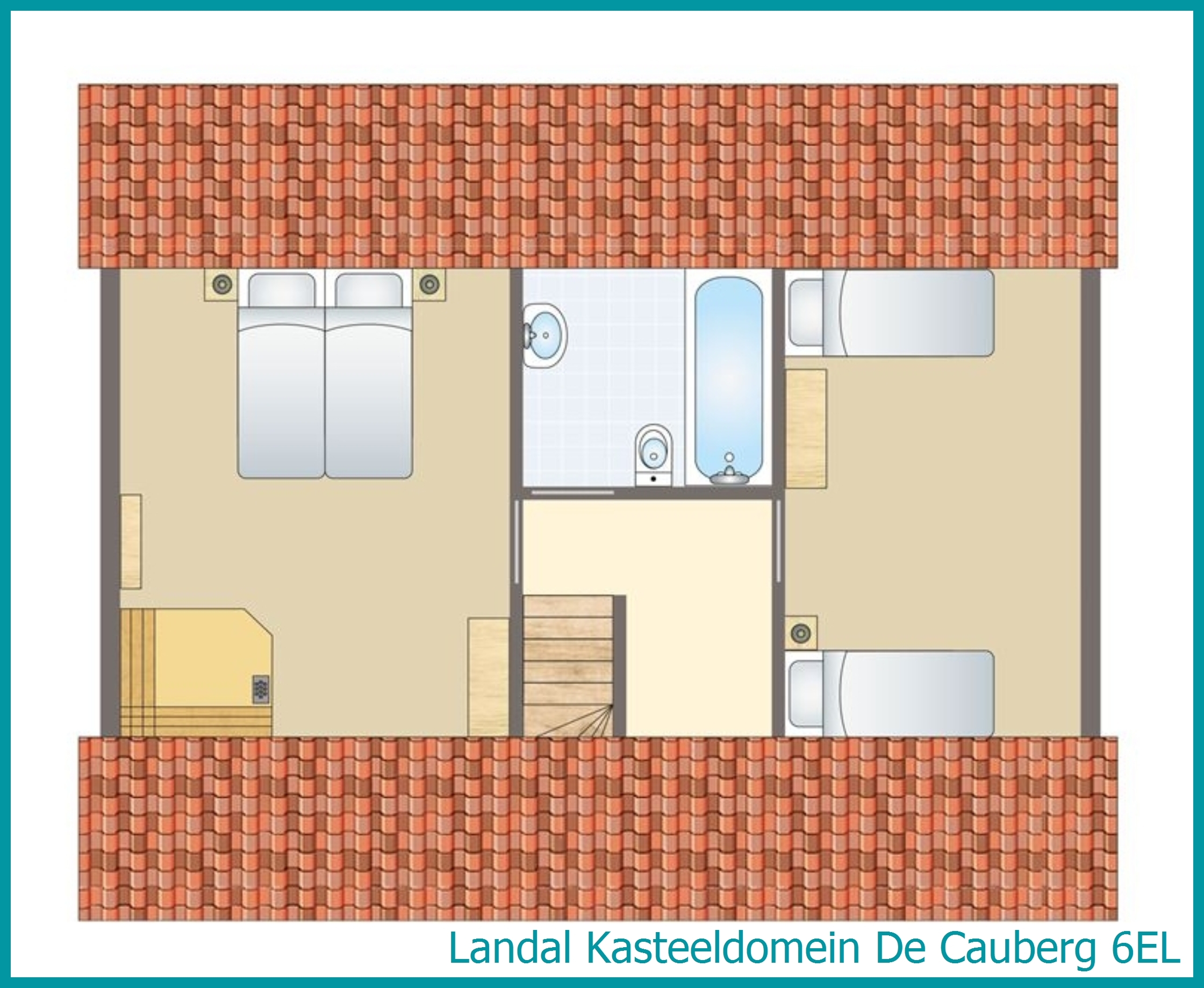 6-person villa 6EL at Kasteeldomein De Cauberg