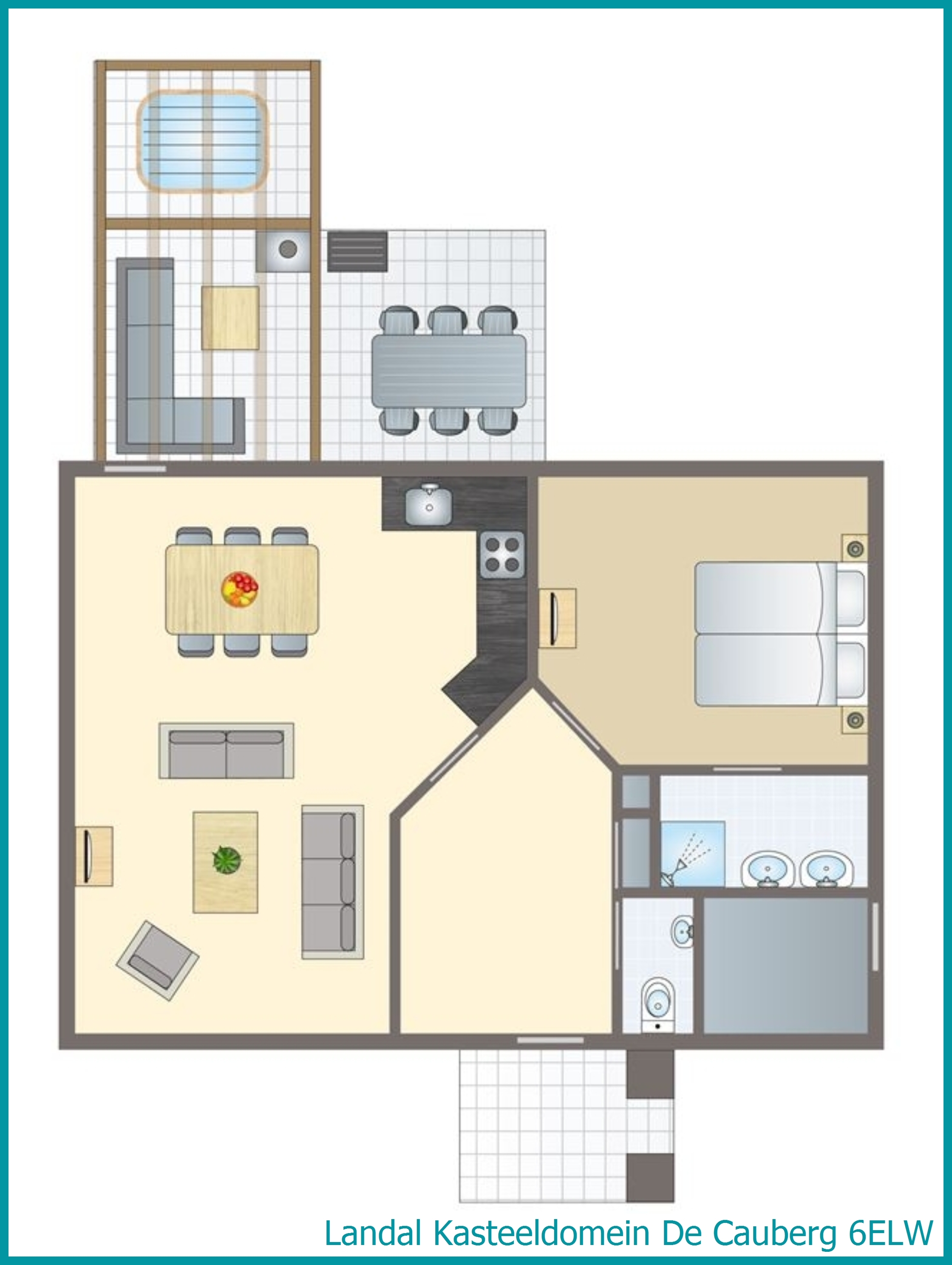 6-person villa 6ELW at Kasteeldomein De Cauberg