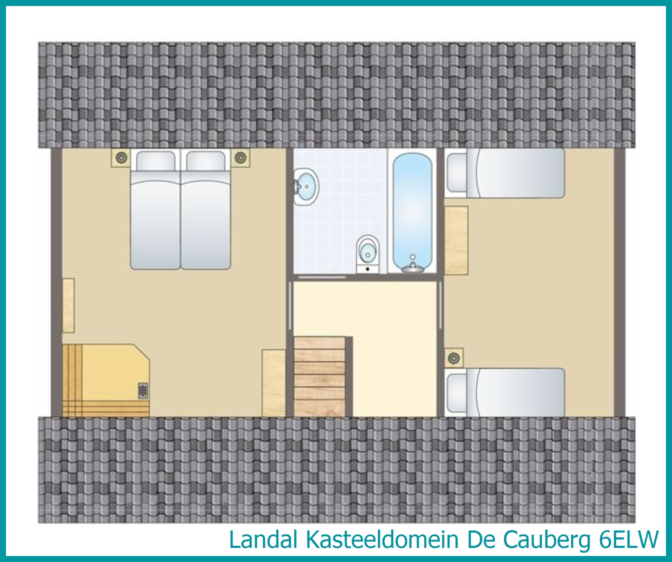 6-person villa 6ELW at Kasteeldomein De Cauberg