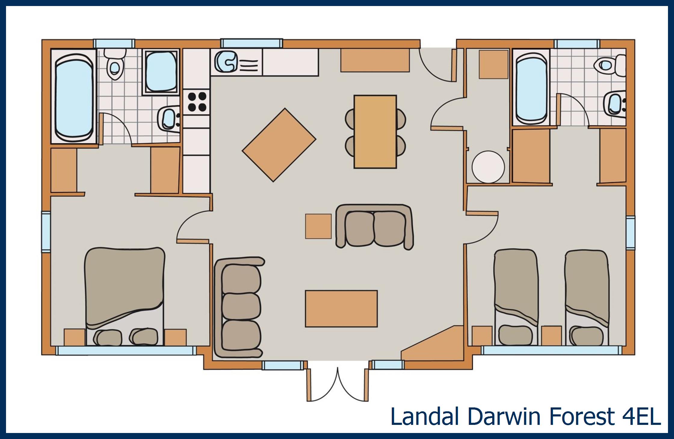 Chalet - 2 Glade Exclusive 2 Spa 4EL at Darwin Forest