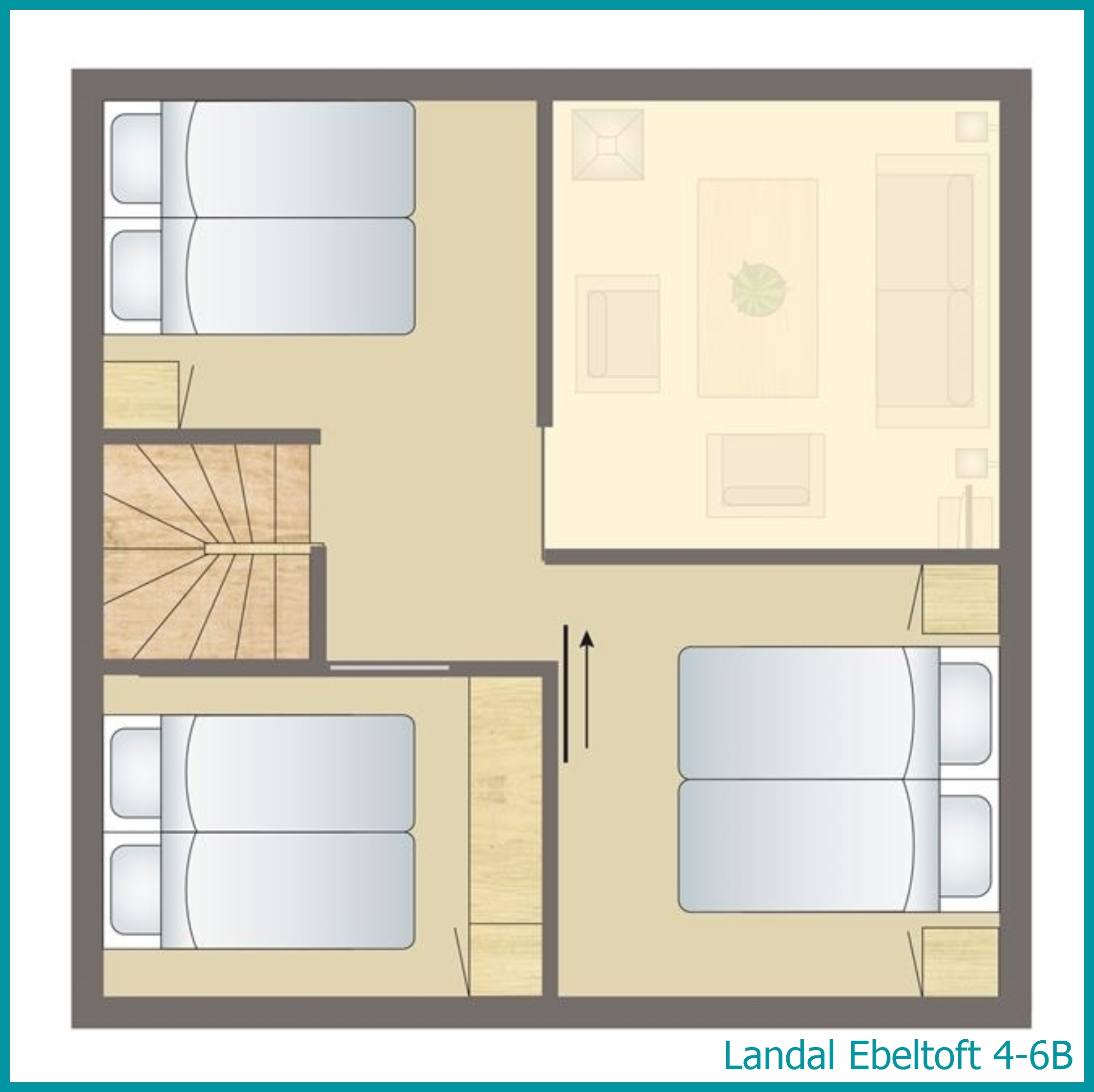 4-6-person bungalow 4-6B at Ebeltoft