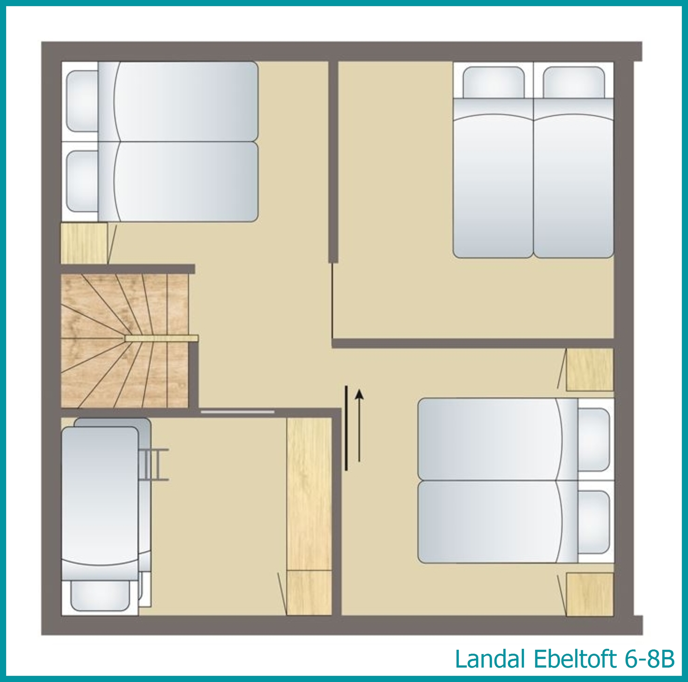 6-8-person bungalow 6-8B at Ebeltoft