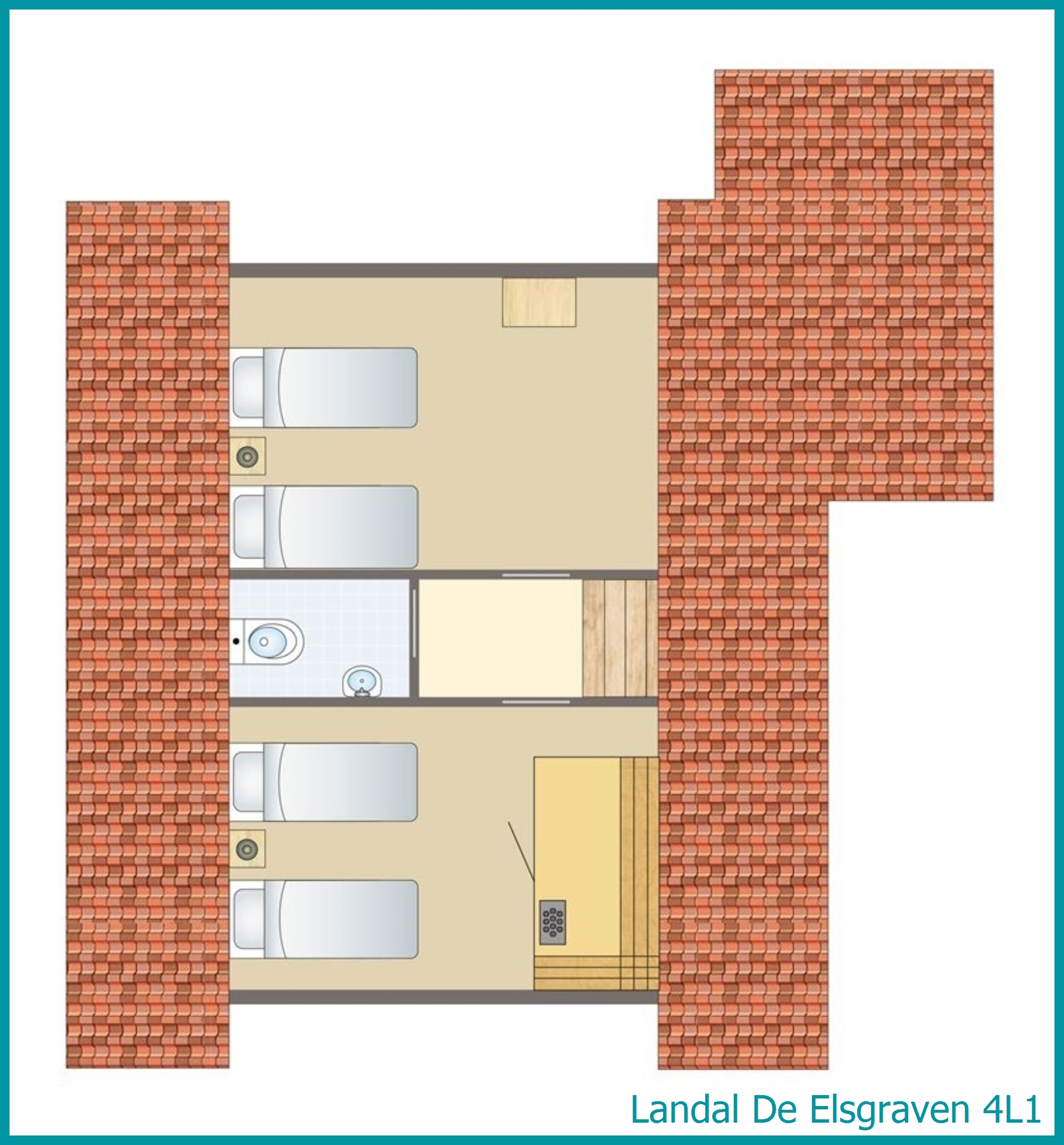 4-person bungalow 4L1 at De Elsgraven