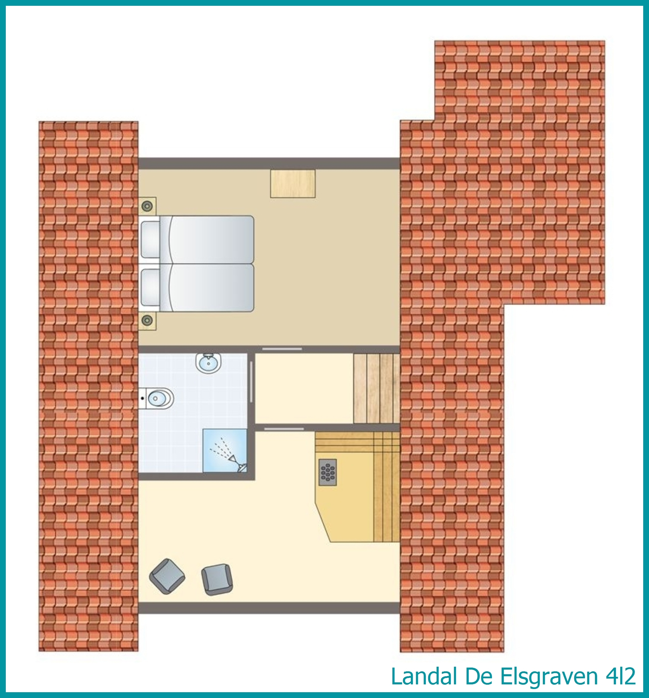 4-person bungalow 4l2 at De Elsgraven