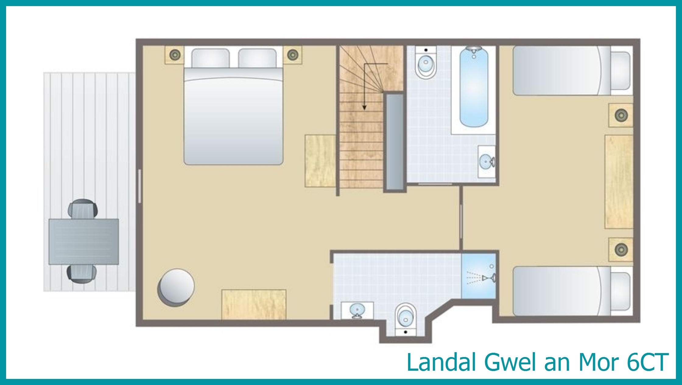 6-person lodge - Signature Assisted Living 6CT at Gwel an Mor