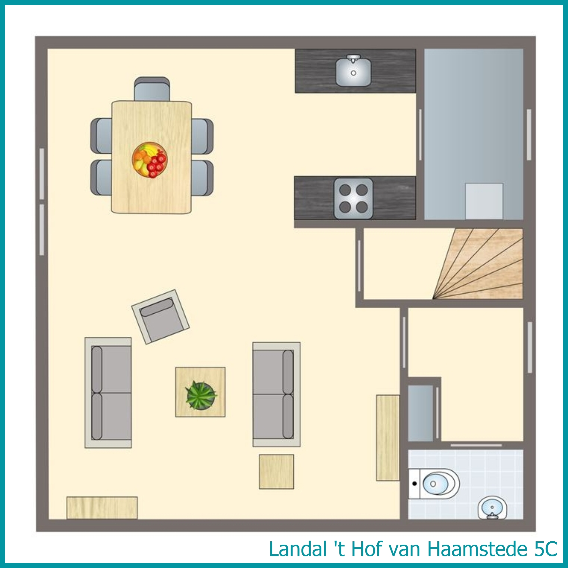 5-person bungalow 5C at 't Hof van Haamstede