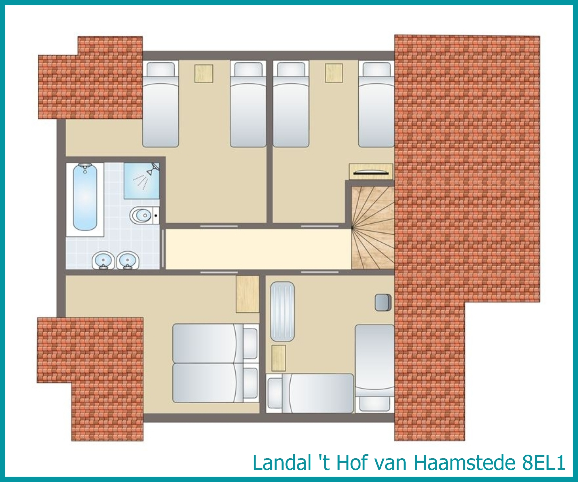 8-person bungalow 8EL1 at 't Hof van Haamstede