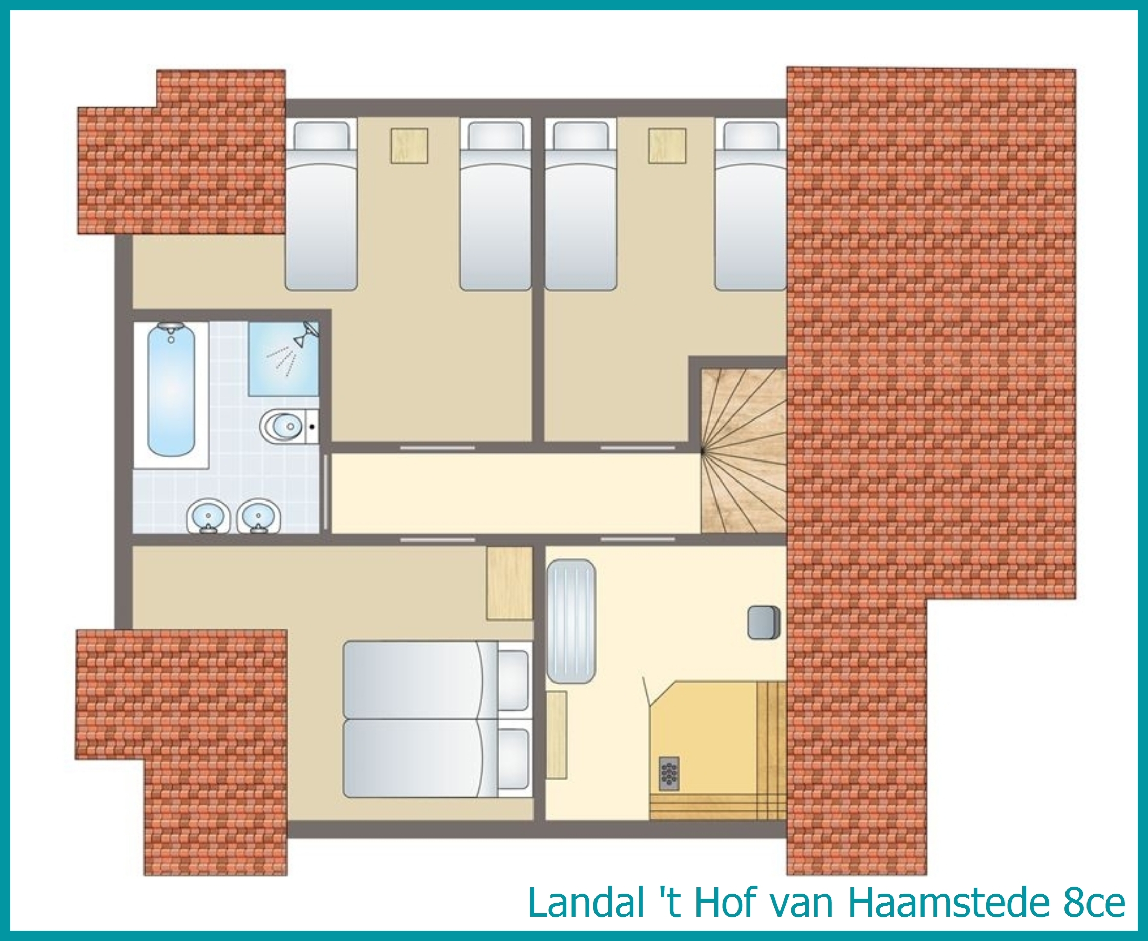8-person bungalow 8ce at 't Hof van Haamstede