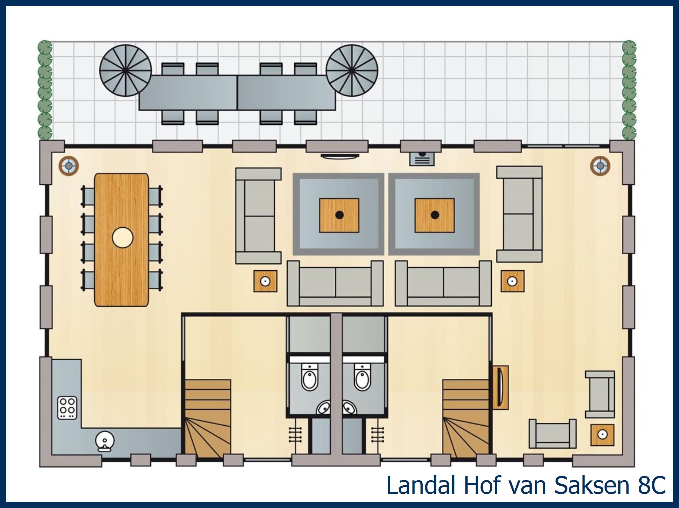 Farmhouse 8C at Hof van Saksen