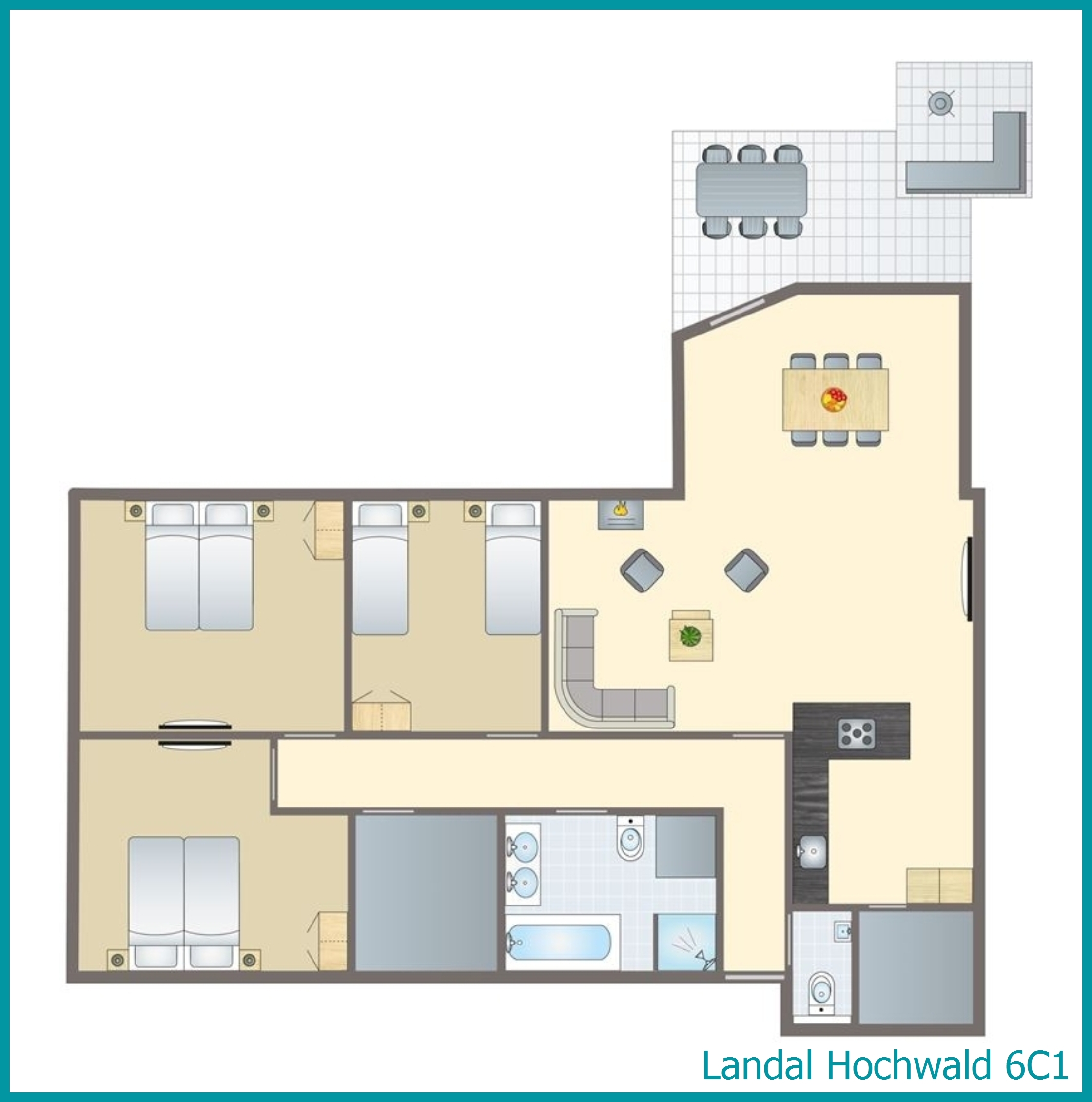 6-person Ranger house 6C1 at Hochwald