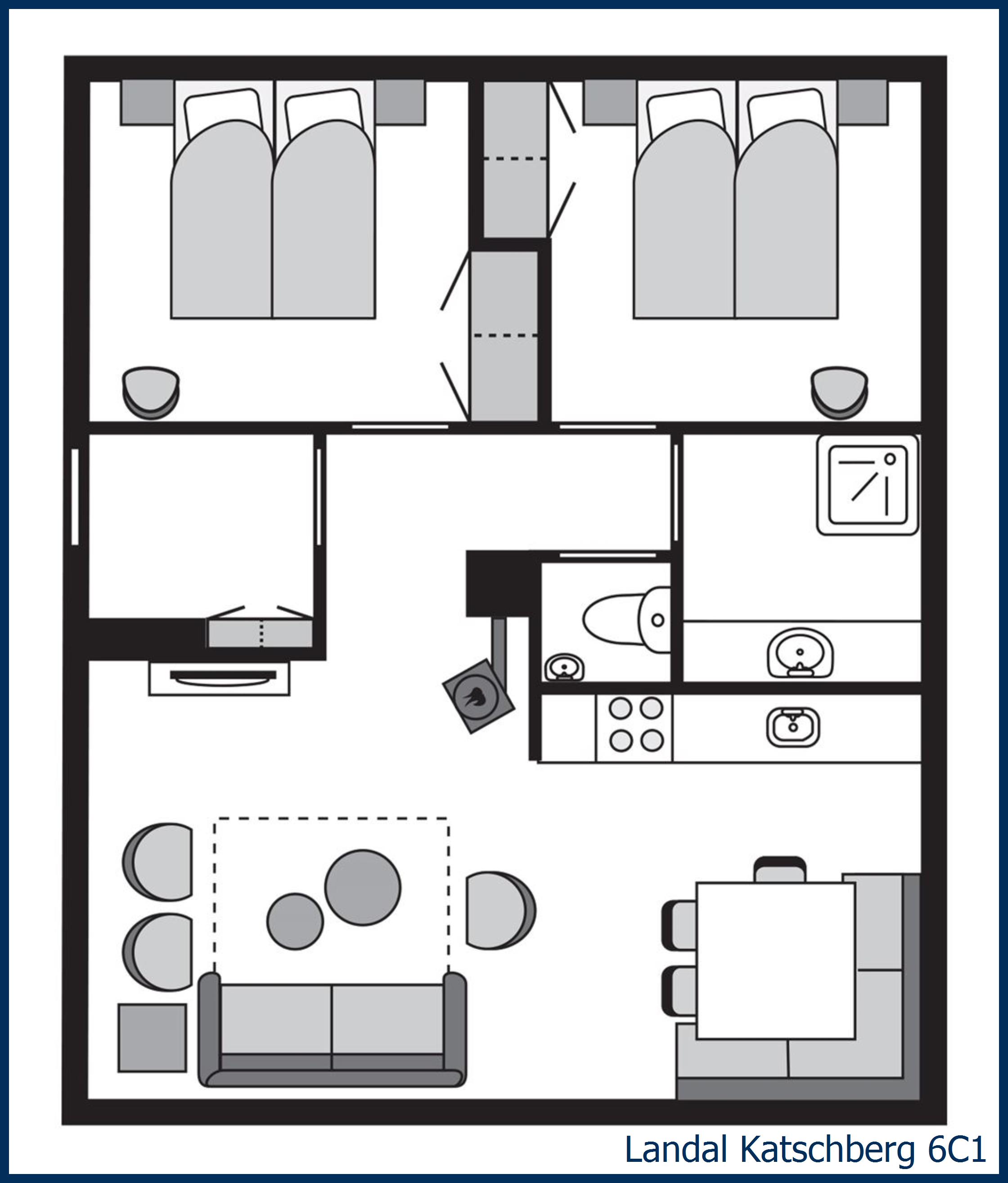 Apartment 6C1 at Katschberg