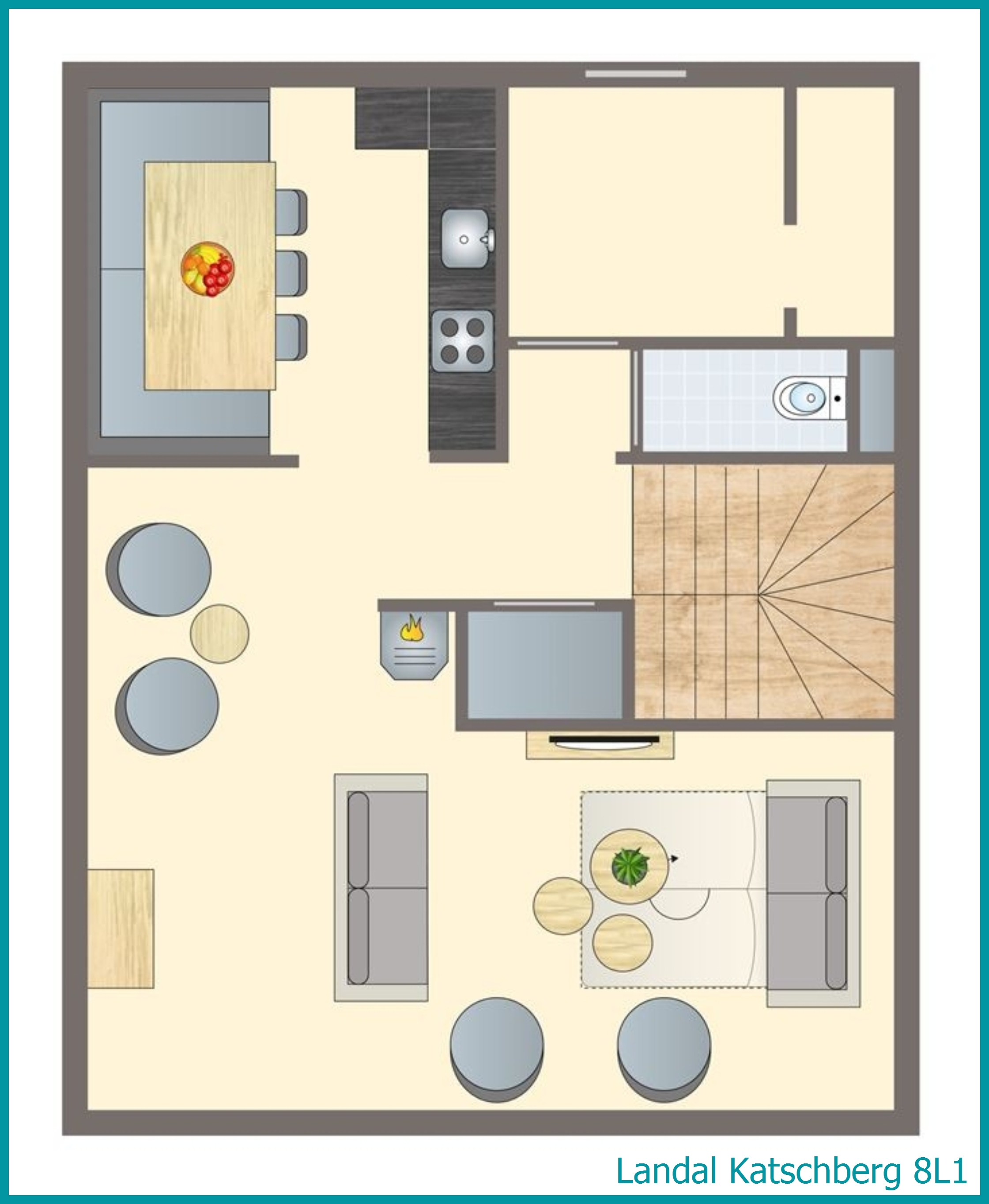 8-person apartment 8L1 at Katschberg