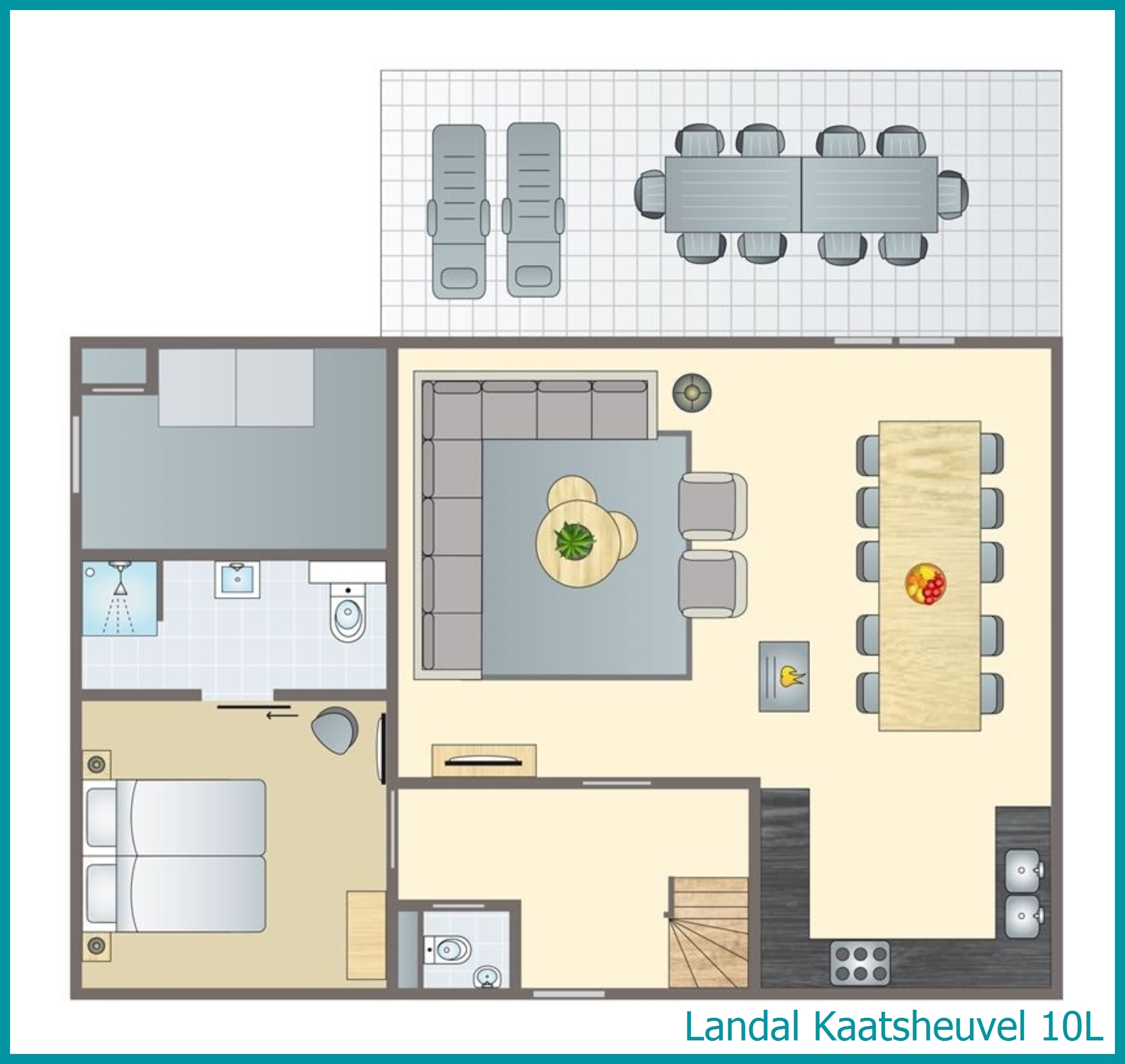 10-person vacation home 10L at Kaatsheuvel