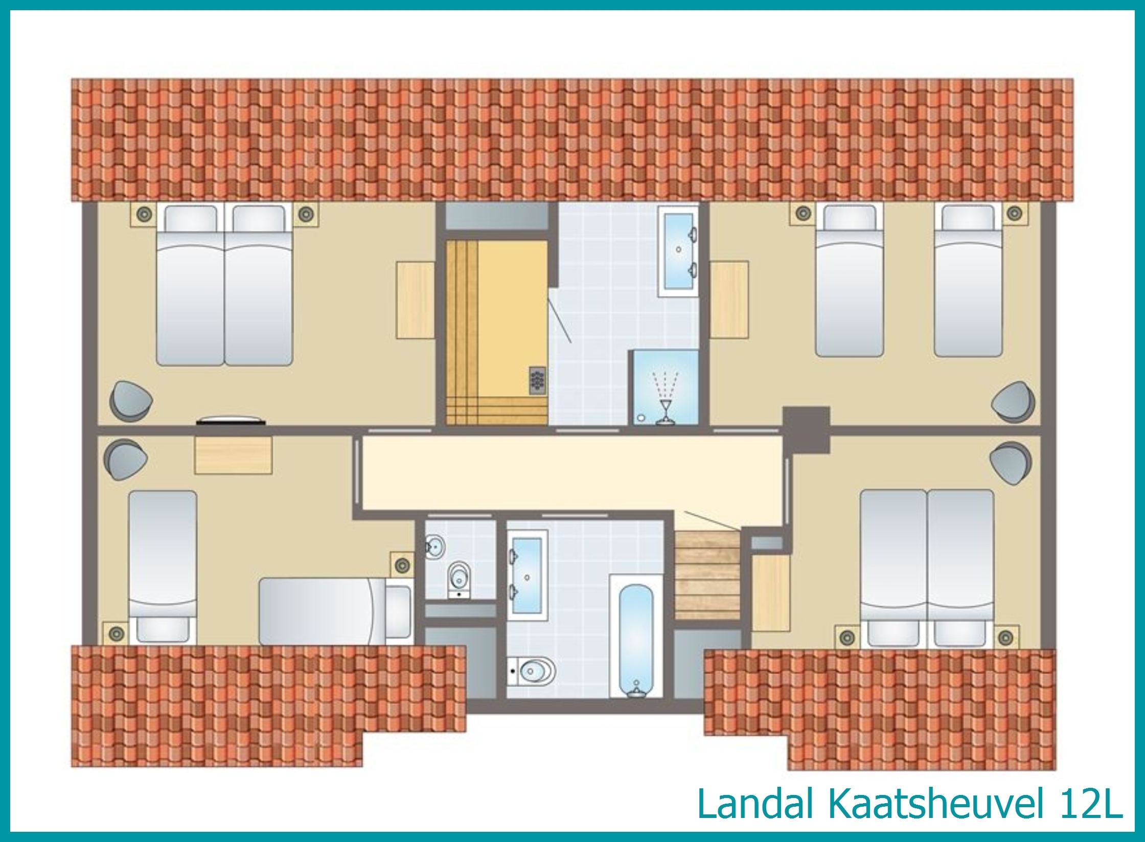 12-person vacation home 12L at Kaatsheuvel