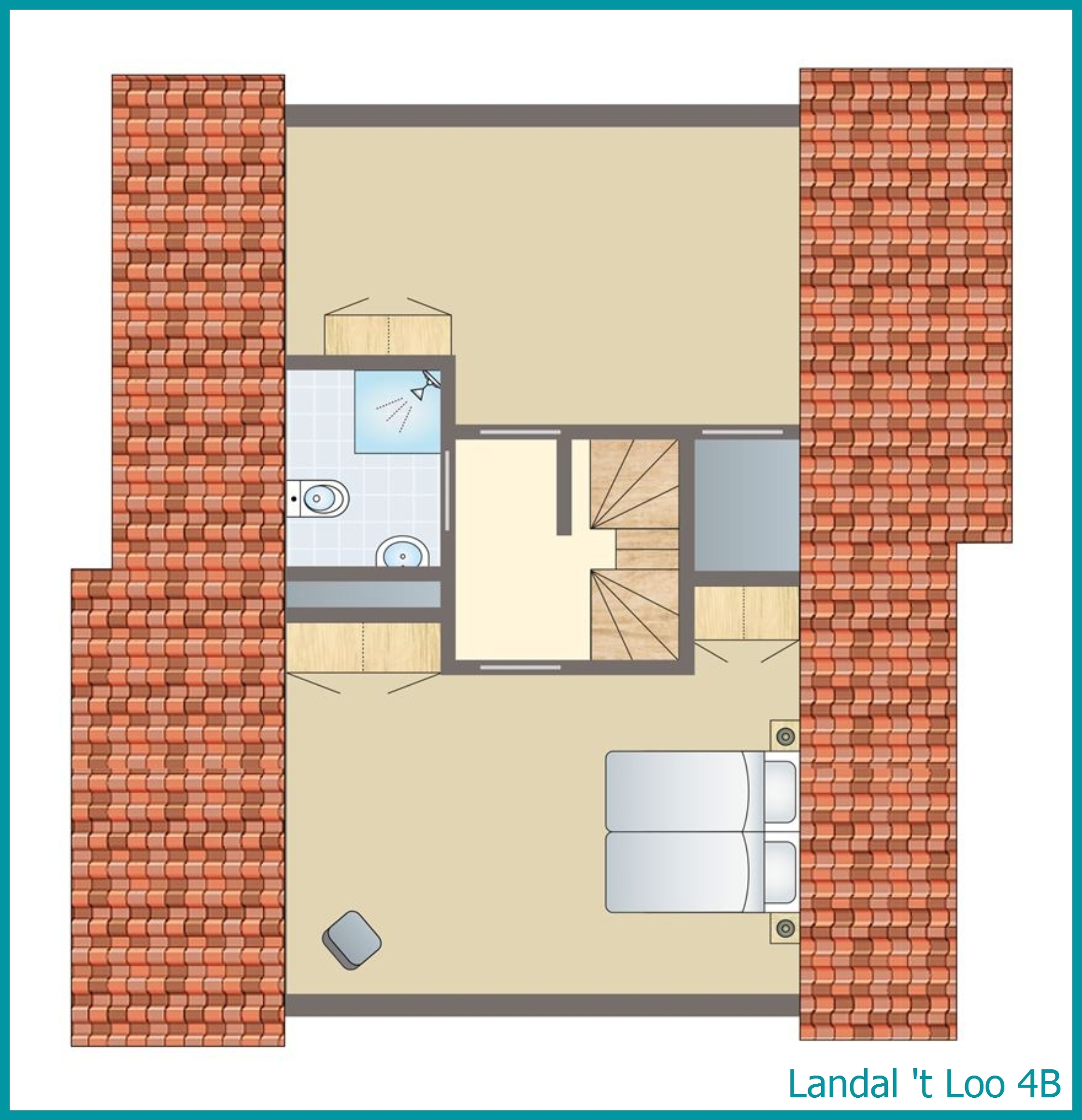 4-person bungalow 4B at 't Loo