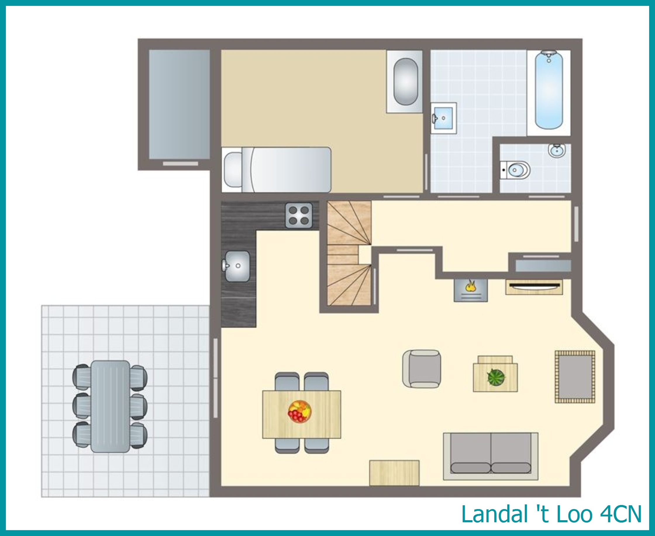 4-person baby bungalow 4CN at 't Loo