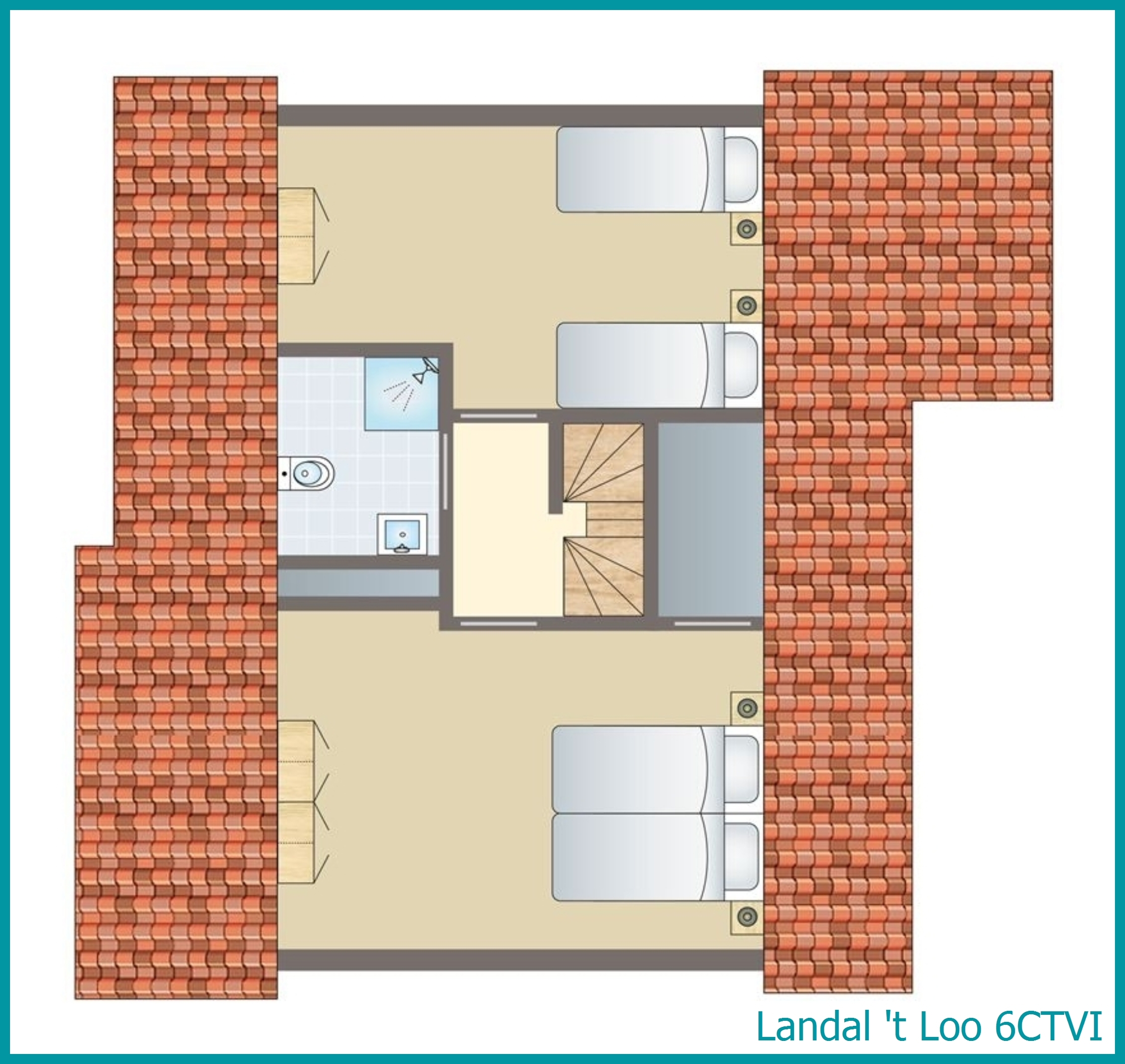 6-person Vision Villa 6CTVI at 't Loo