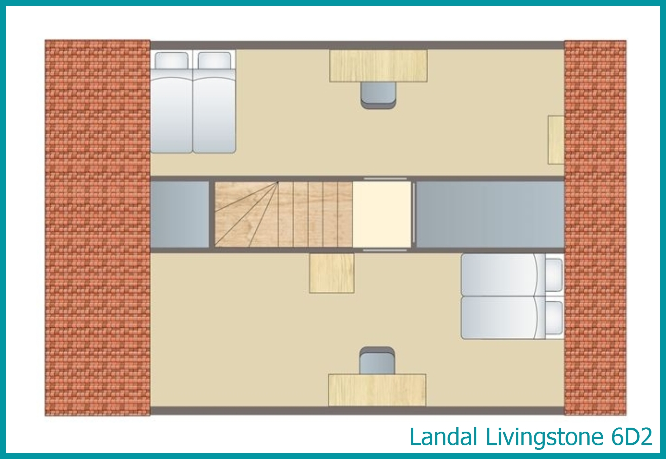 6-person villa 6D2 at Livingstone