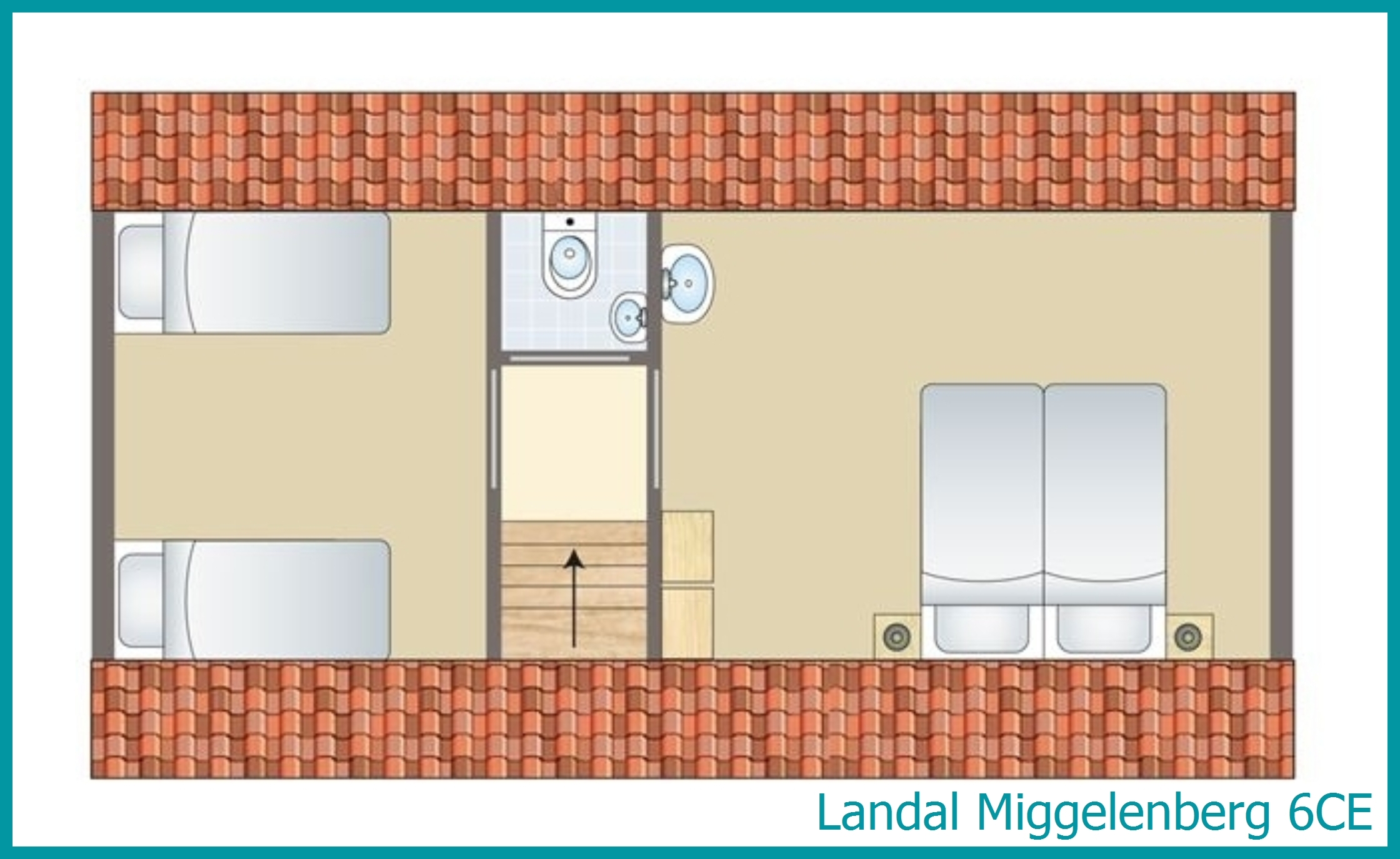 6-person bungalow 6CE at Miggelenberg