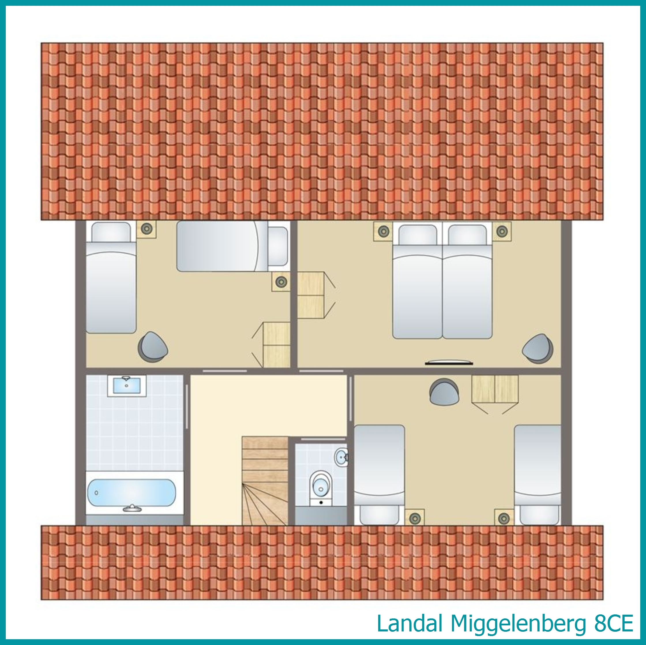 8-person bungalow 8CE at Miggelenberg