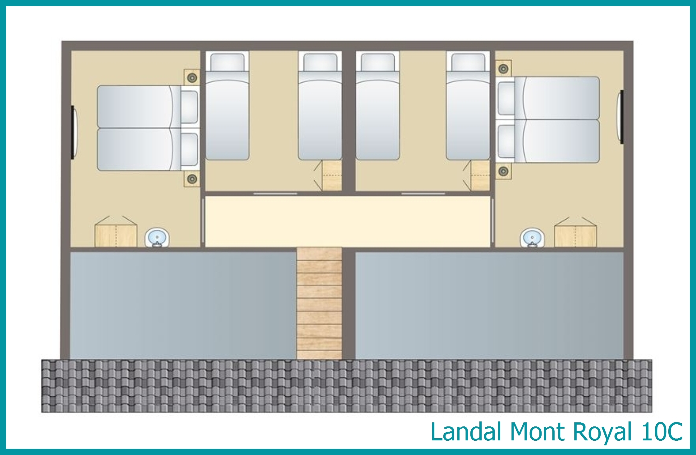 10-person bungalow 10C at Mont Royal