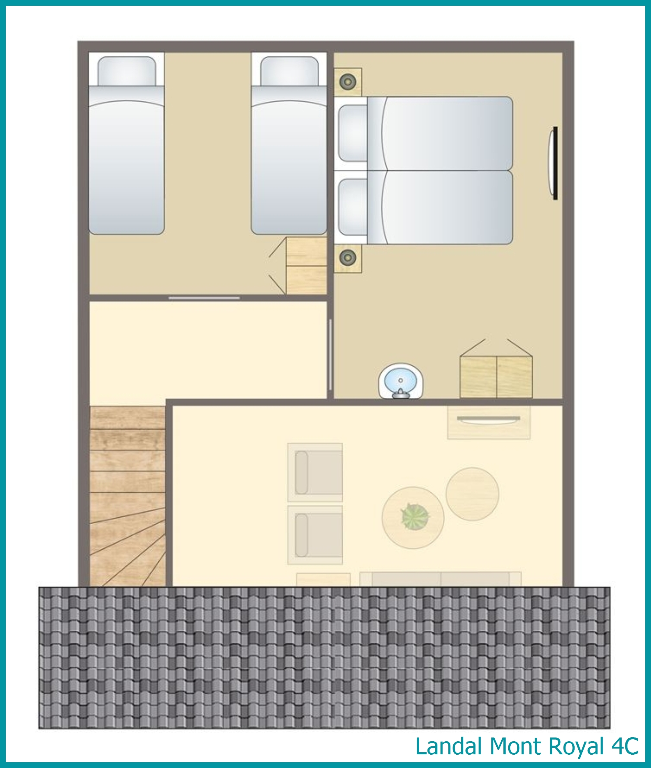 4-person bungalow 4C at Mont Royal