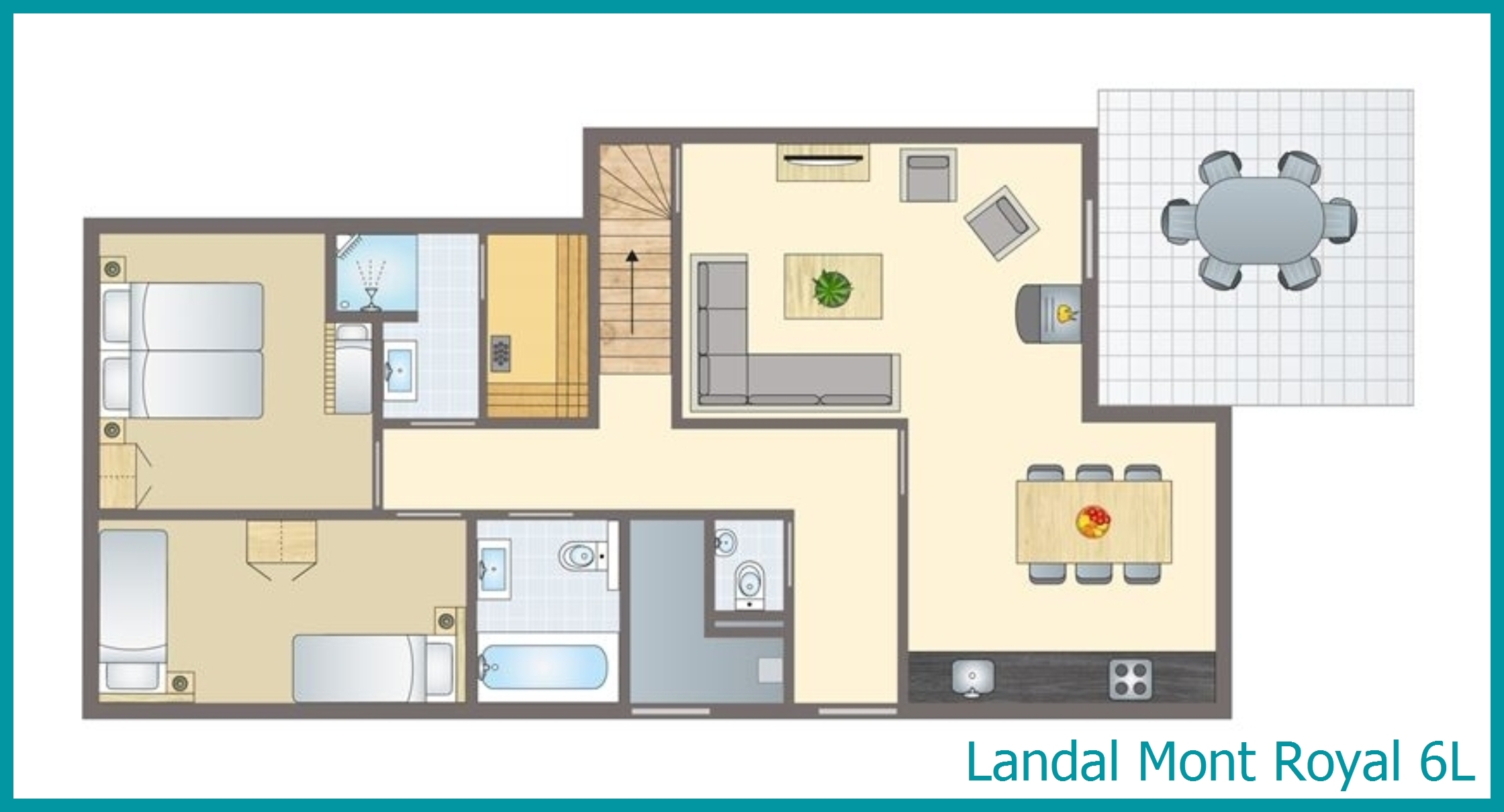 6-person bungalow 6L at Mont Royal