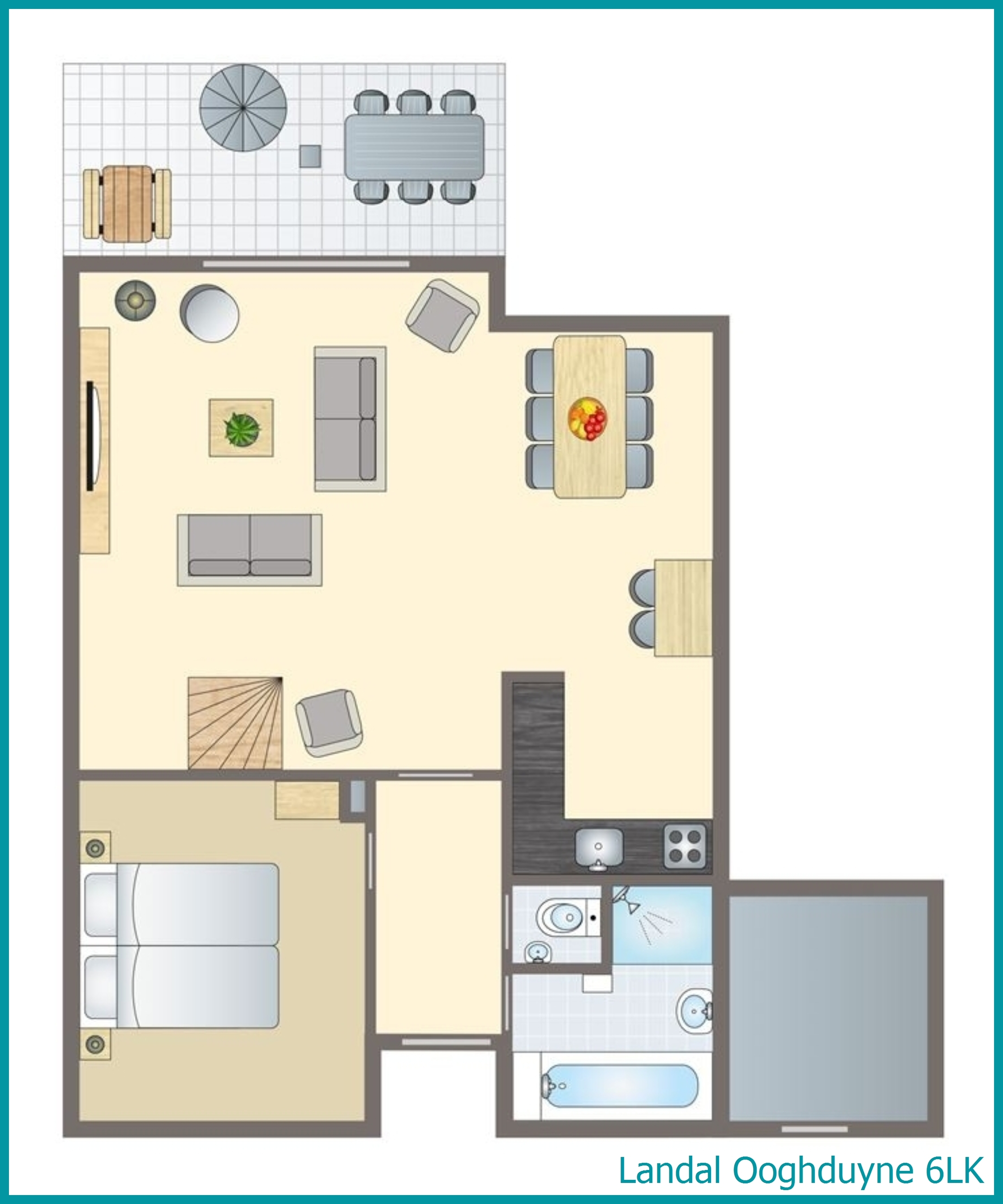6-person children's villa 6LK at Ooghduyne