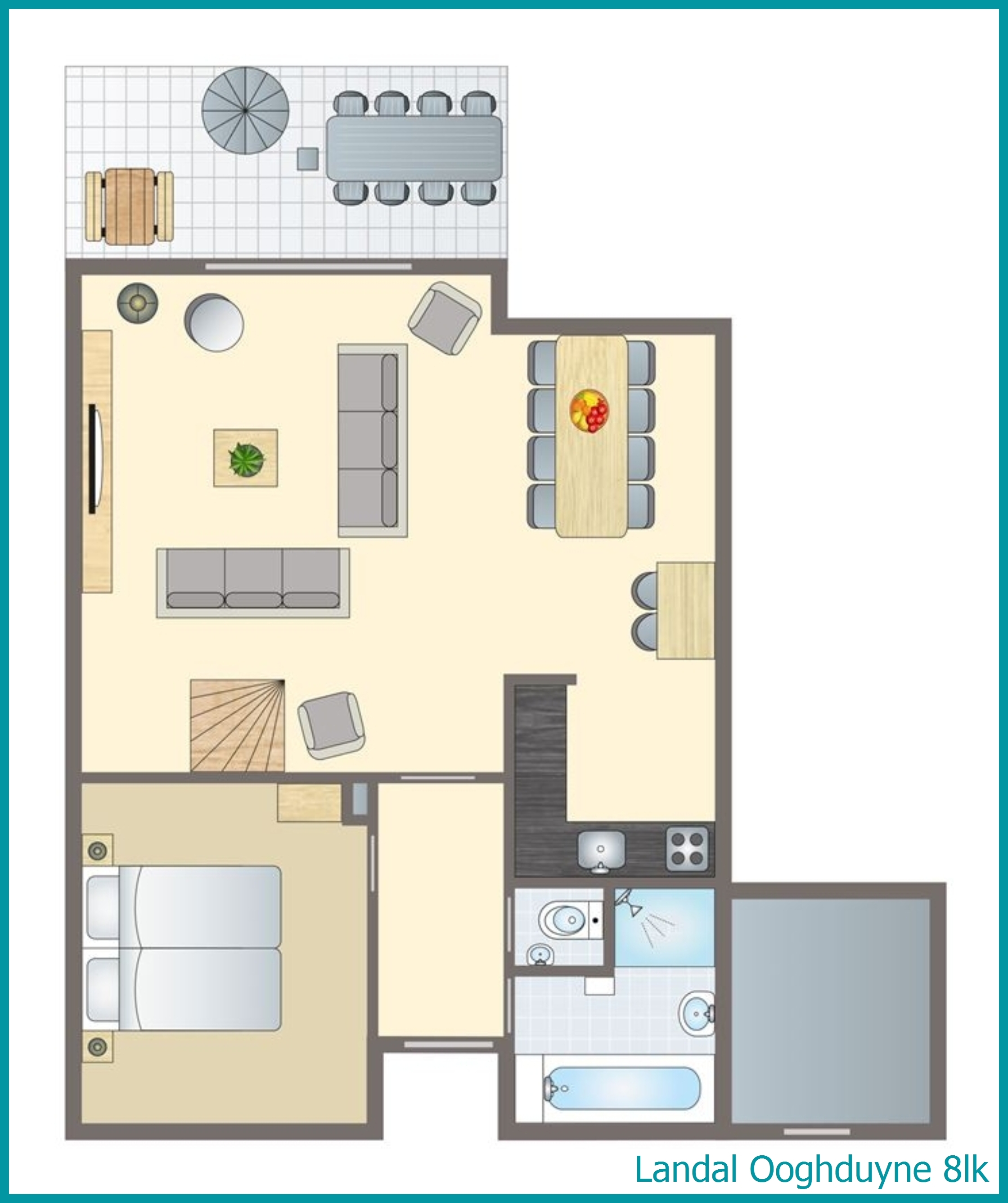 8-person children's villa 8lk at Ooghduyne