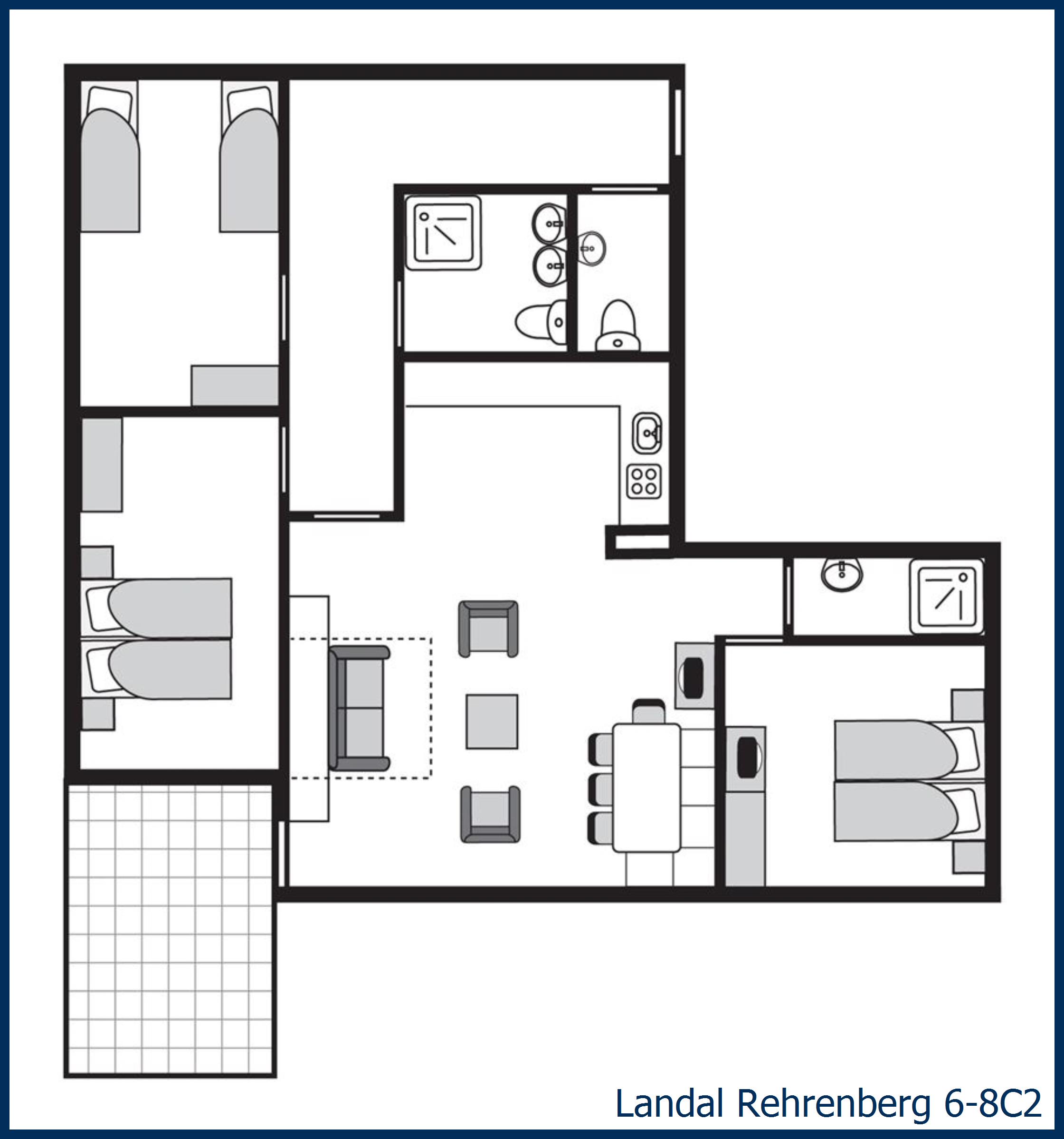 Apartment 6-8C2 at Rehrenberg
